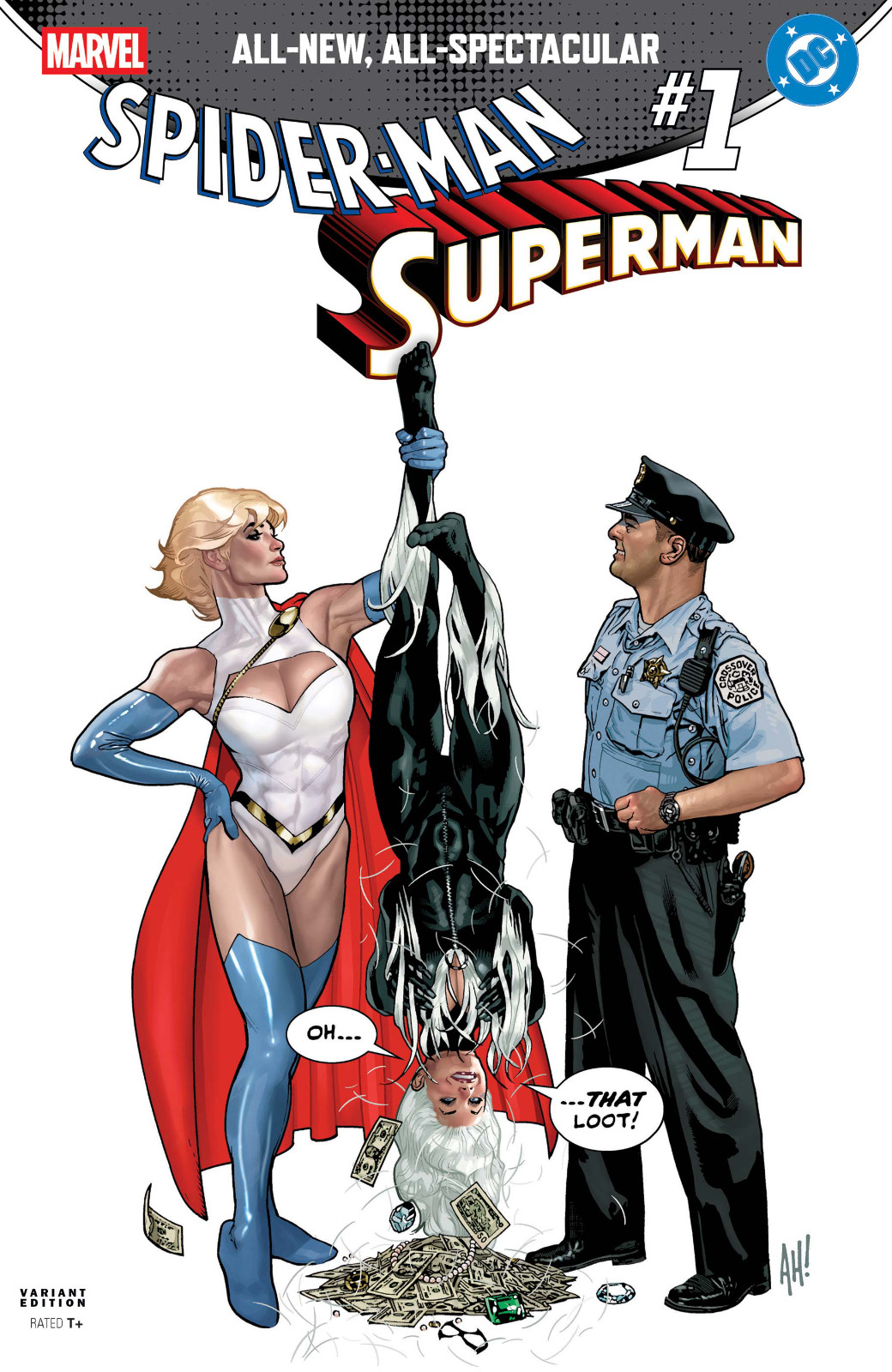 Marvel/DC: Spider-Man/Superman #1 Adam Hughes Variant First Printing