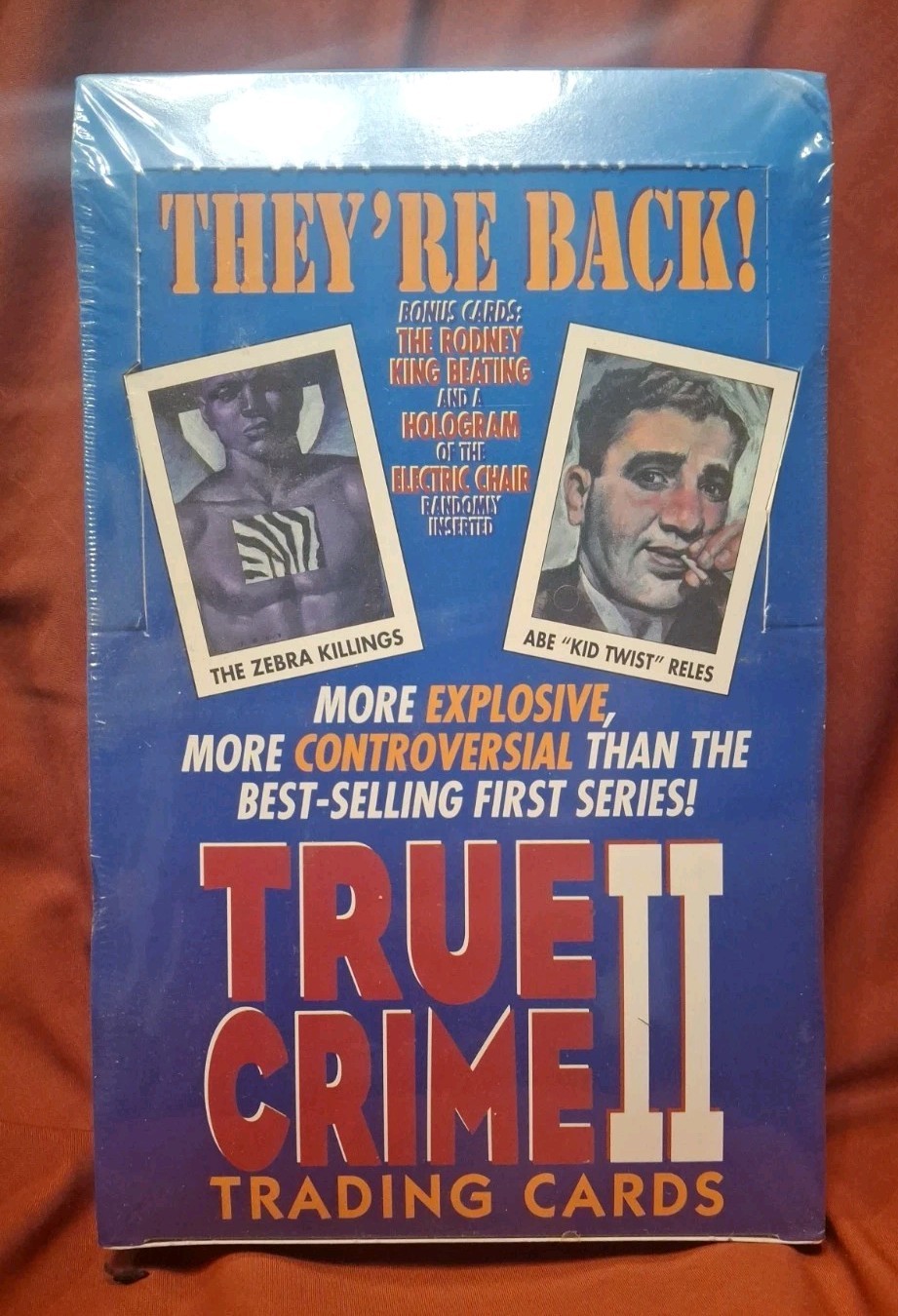1992 Eclipse True Crime II Factory Sealed Trading Card Box – 36 Packs Vintage