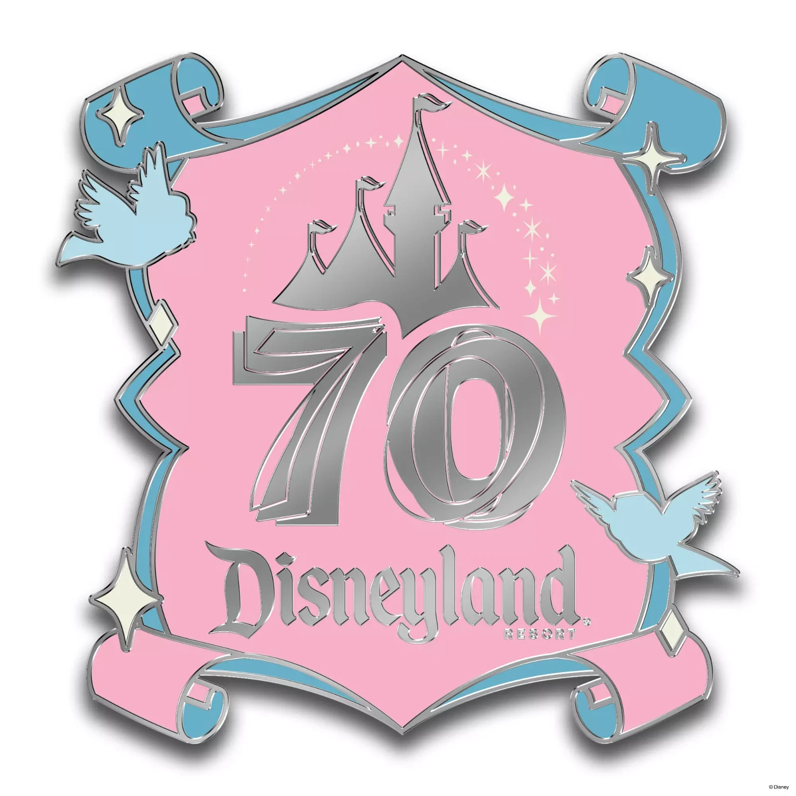 Disneyland 70th Anniversary Destinations Pin Set – Limited Edition D23-Exclusive
