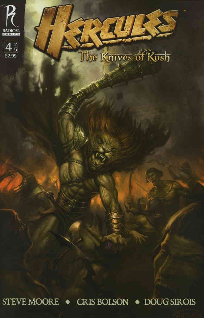 Hercules: The Knives of Kush #4B VF/NM; Radical | w/Bag+Board