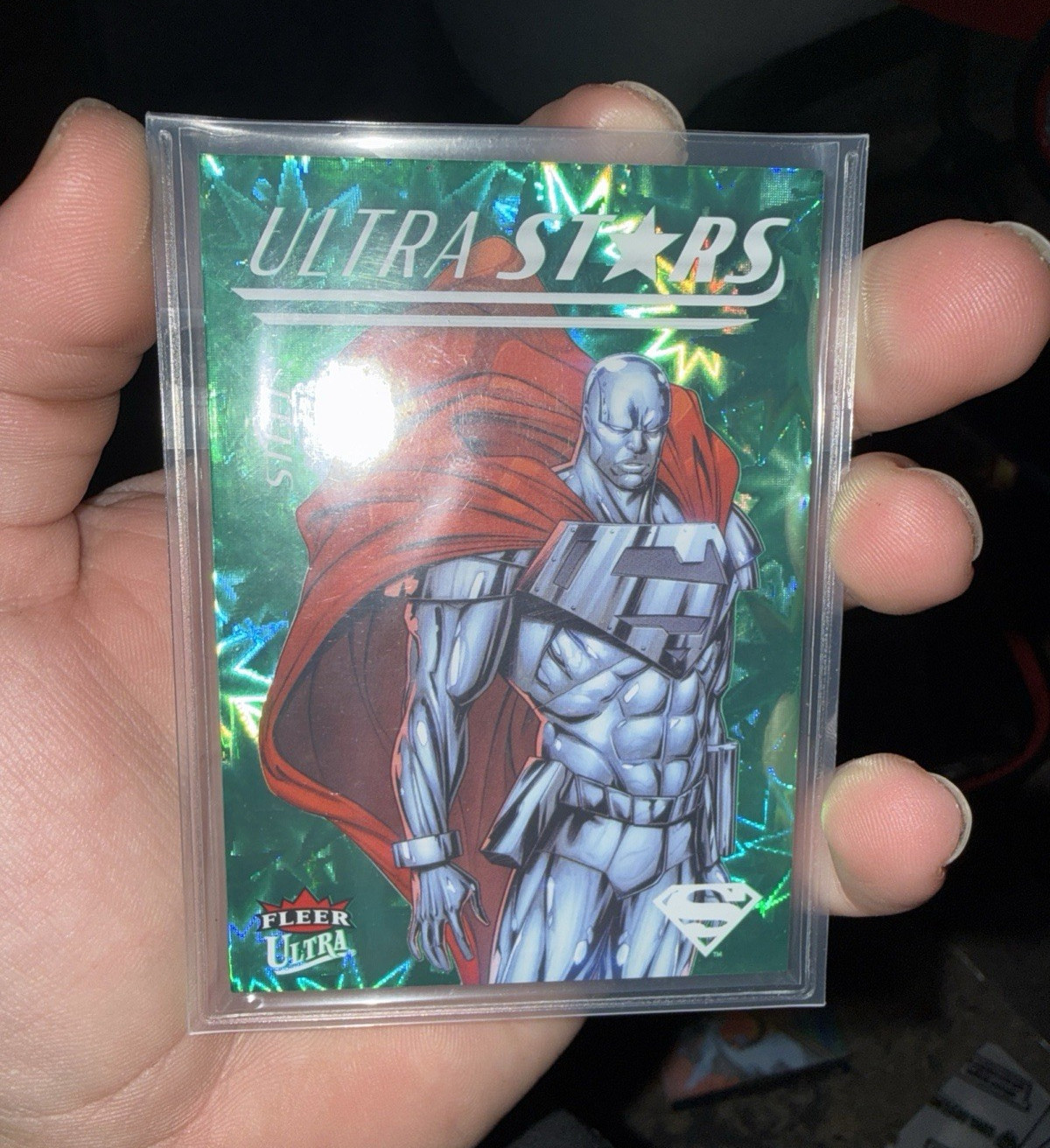 Fleer Ultra Stars Superman Insert Holographic Foil SSP RARE + BONUS CARDS!