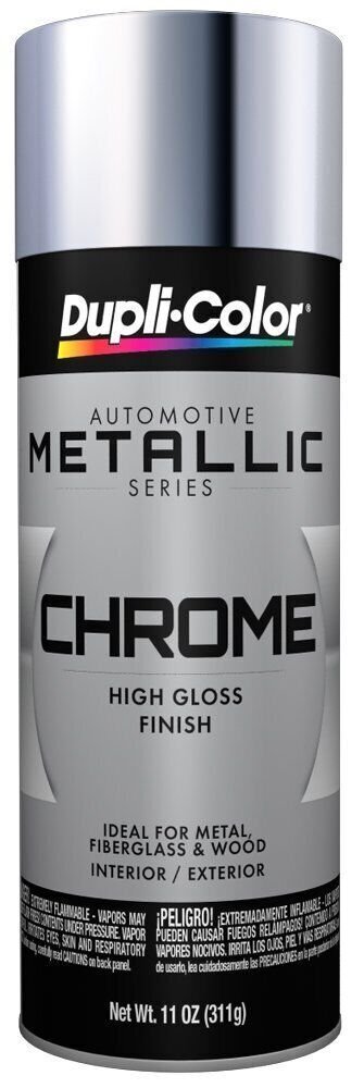 Dupli-Color ECS101007 Instant Enamel Metallic Automotive Paint – Chrome Spray…