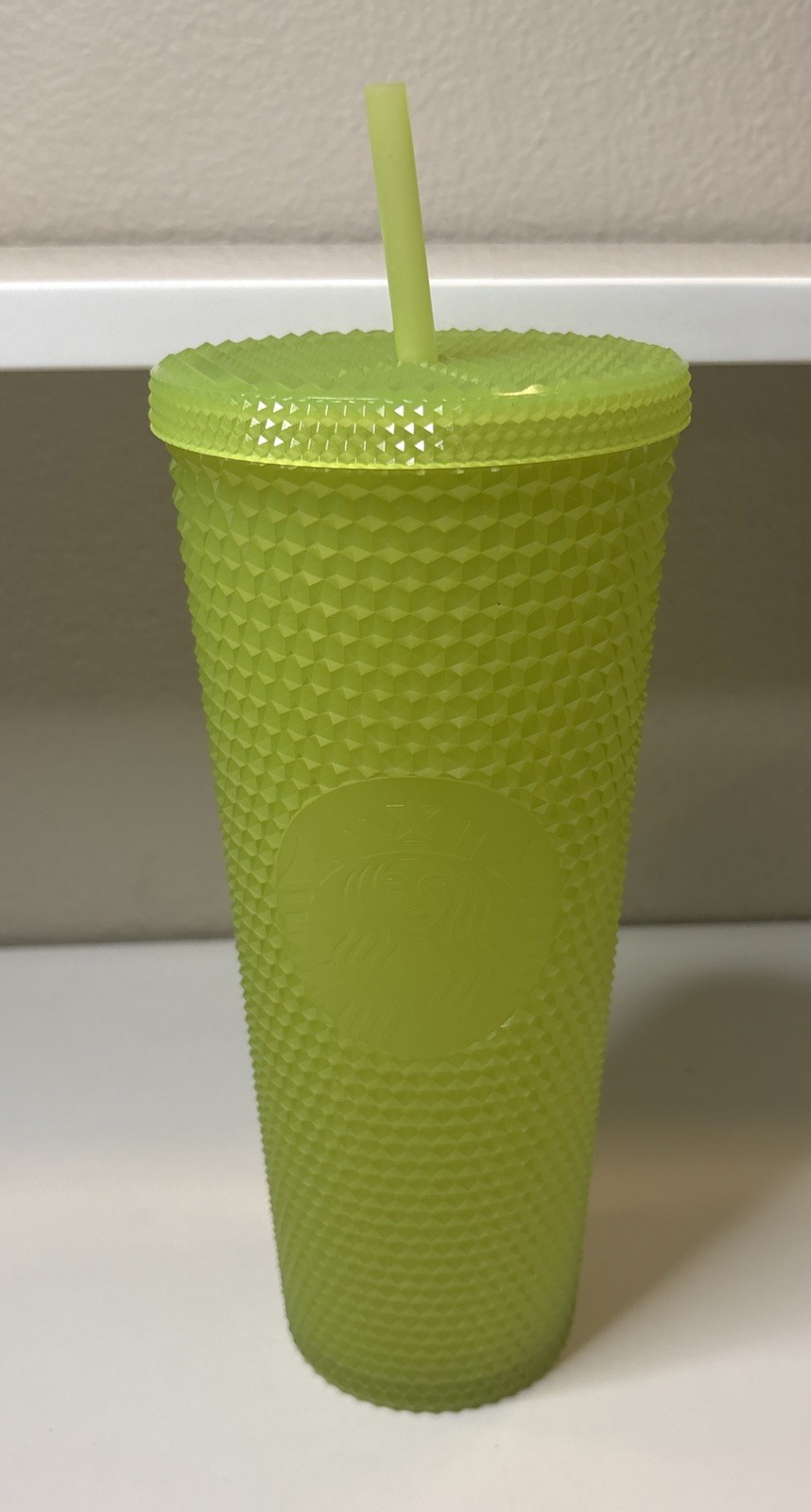Starbucks Halloween Glow in the Dark Studded 24 oz Cold Cup Green
