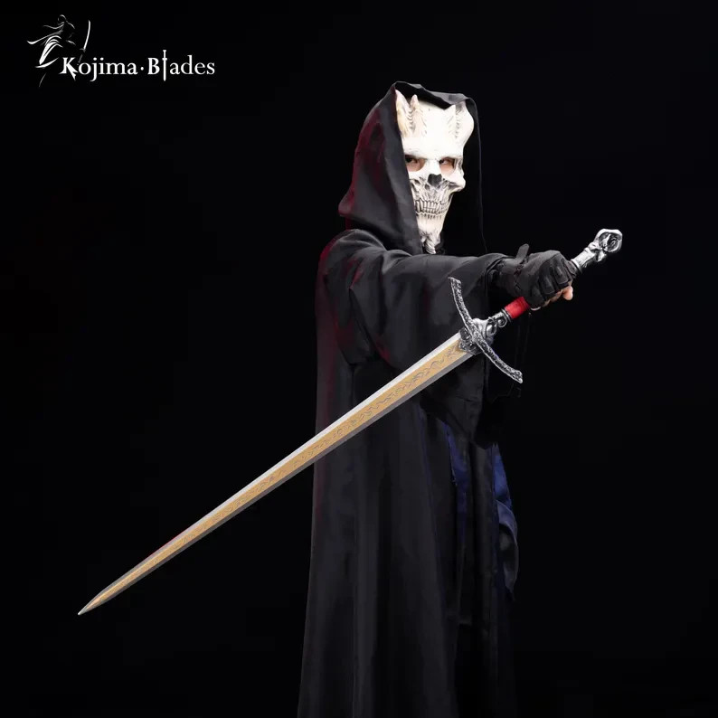 Rellana’s Twin Blades Metal Replica, Elden Ring, Cosplay Sword