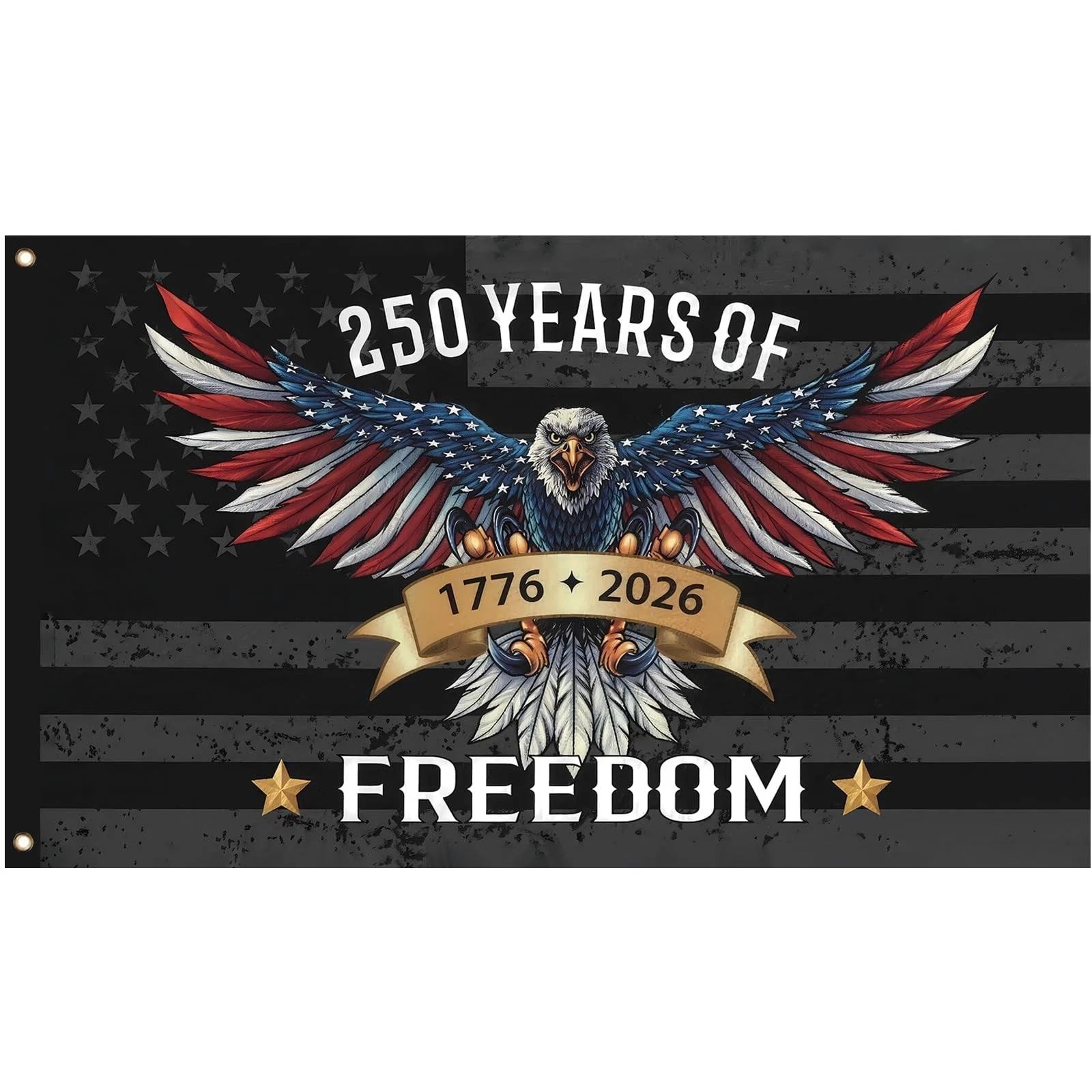 250 Year American Anniversary Flag 250th Anniversary Usa Flag Patriotic 3×5 Ft