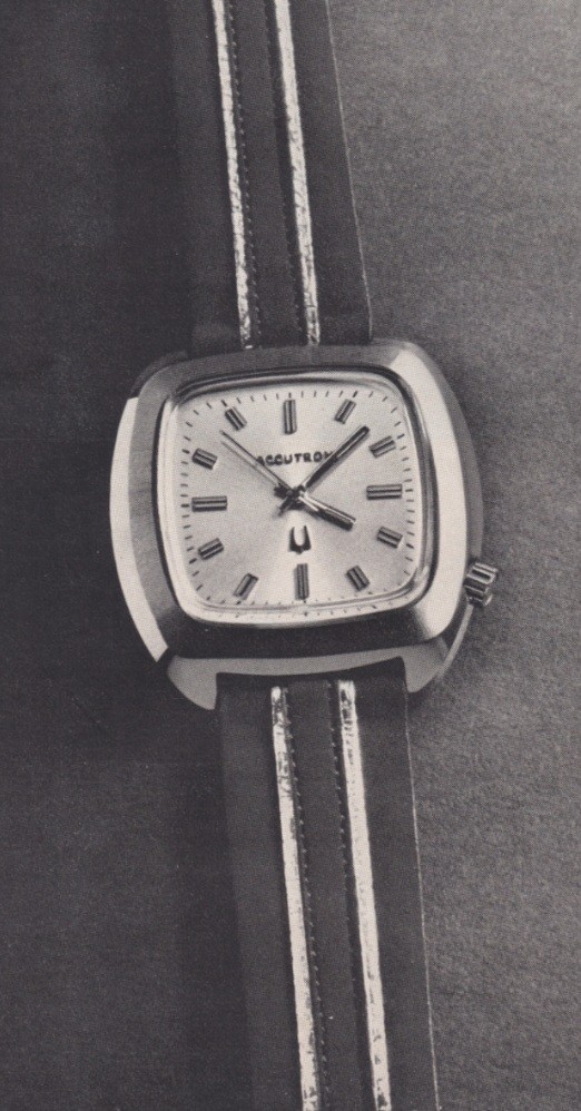 Accutron By Bulova 263 Model Tuning Fork Watch Vintage Print Ad 1972