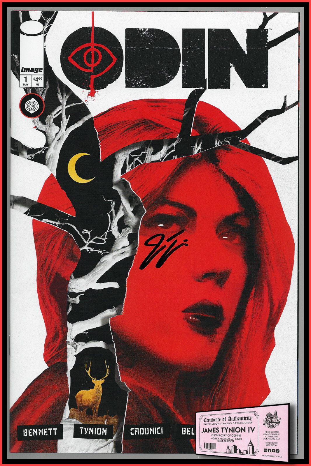 ODIN #1-A (2026) SIGNED JAMES TYNION IV + COA EXQUISITE CORPSES IMAGE 9.4 NM