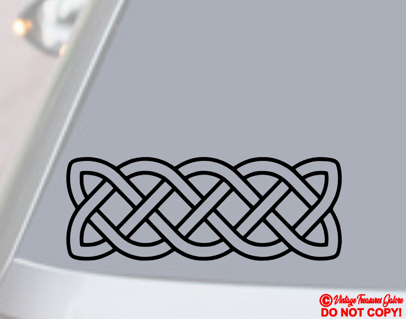 CELTIC SAILOR’S KNOT Vinyl Decal Car Window Bumper Sticker GAELIC IRISH SYMBOL
