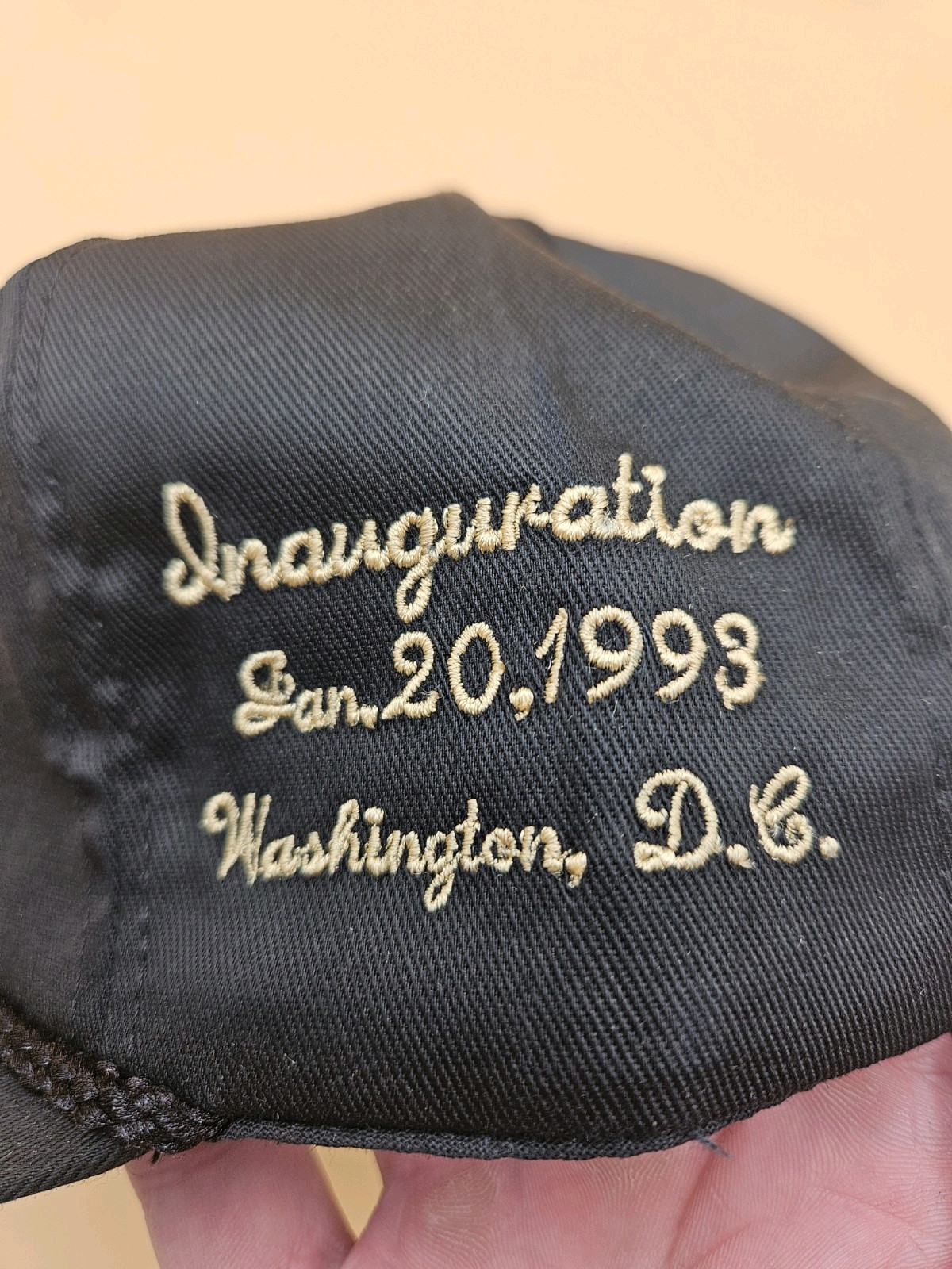 Clinton Gore US Presidential Inauguration Snapback Rope Chord Hat Jan 20 1993