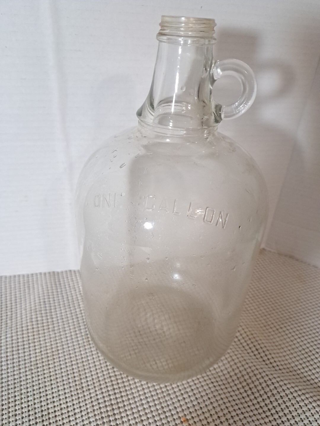1 Gallon Jug Clear Glass Container Co. Inc? #3458 5