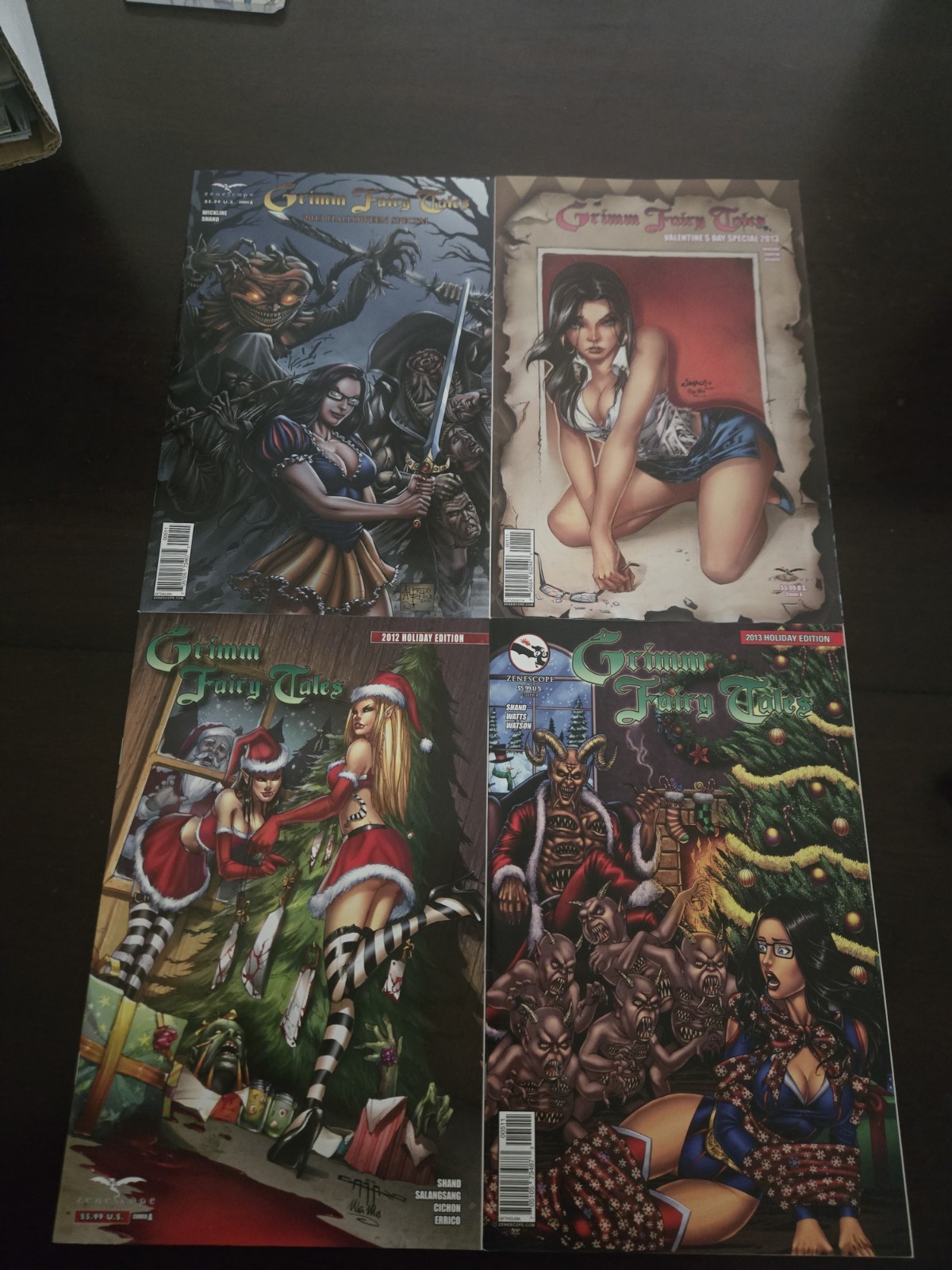Grimm Fairy Tales Zenescope Comics Lot See Pictures For Issue Numbers NM