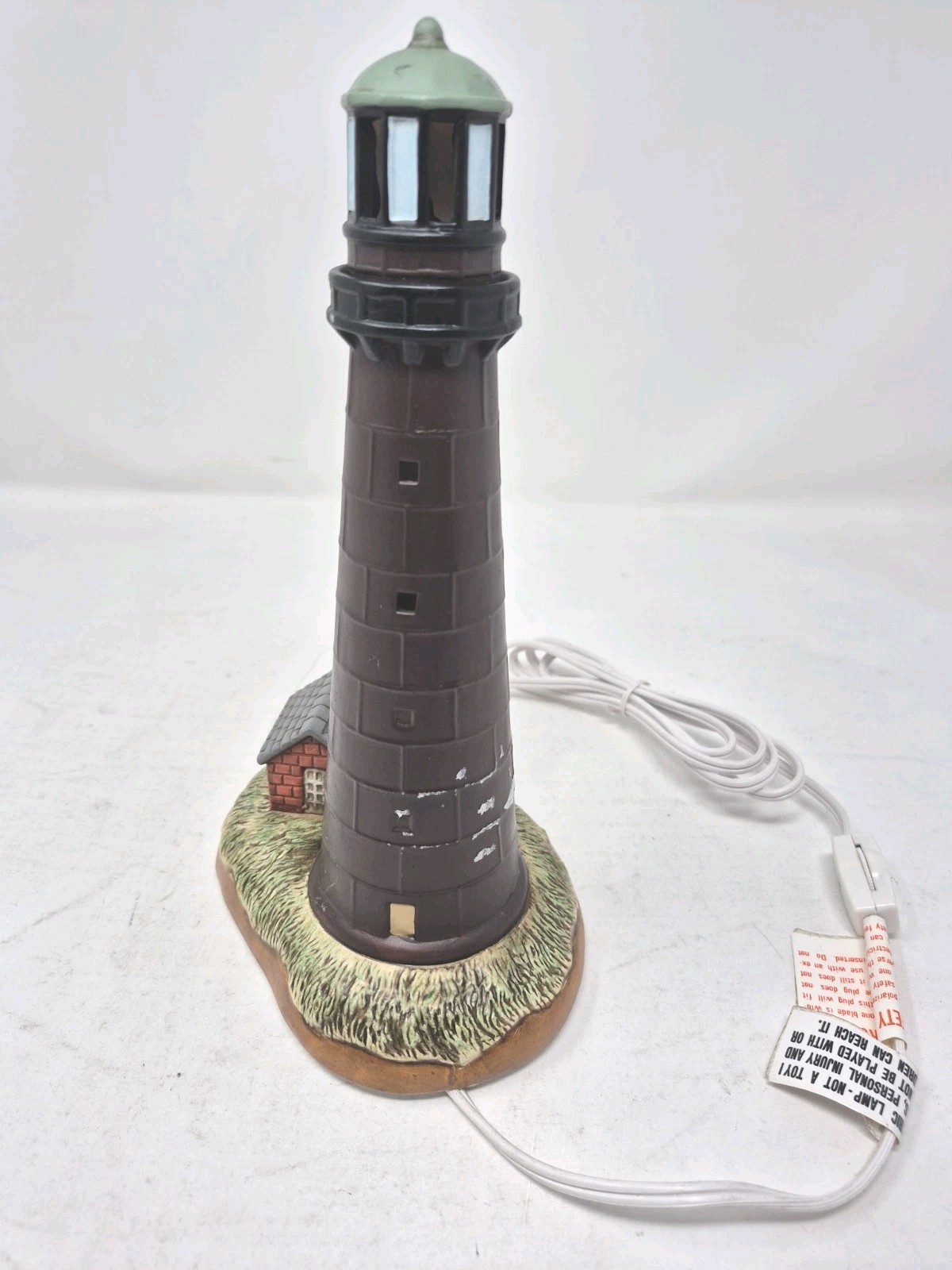Lefton 1996 Point Bolivar Tex. 1872 Historic Lighthouse Light – Pre-owned, Works