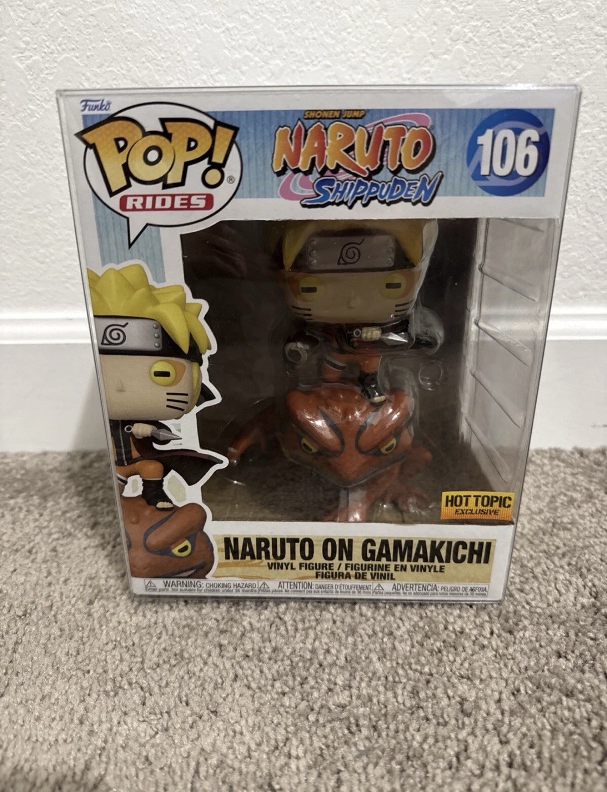 Funko Pop Rides Naruto on Gamakichi Vinyl Figure #106