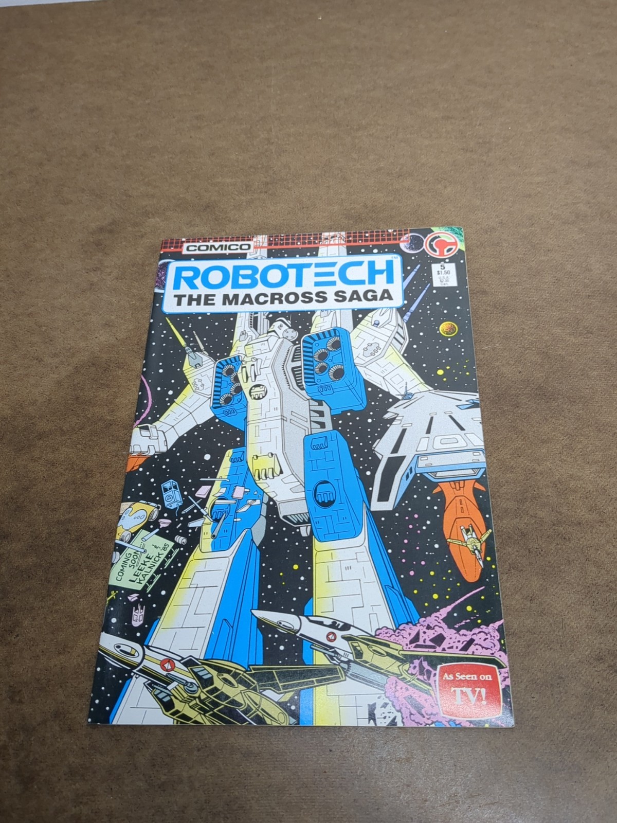 Robotech: The Macross Saga #5 (1985-1989) Comico Bagged And Boarded NM