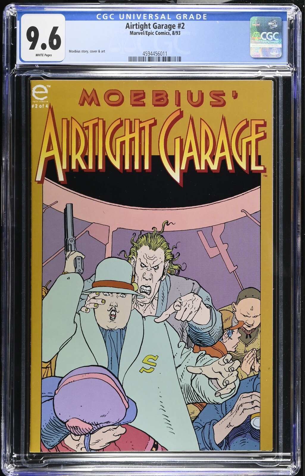 Airtight Garage (1993) #2 CGC 9.6 NM+ Moebius Epic Comics Rare HTF GradedComic