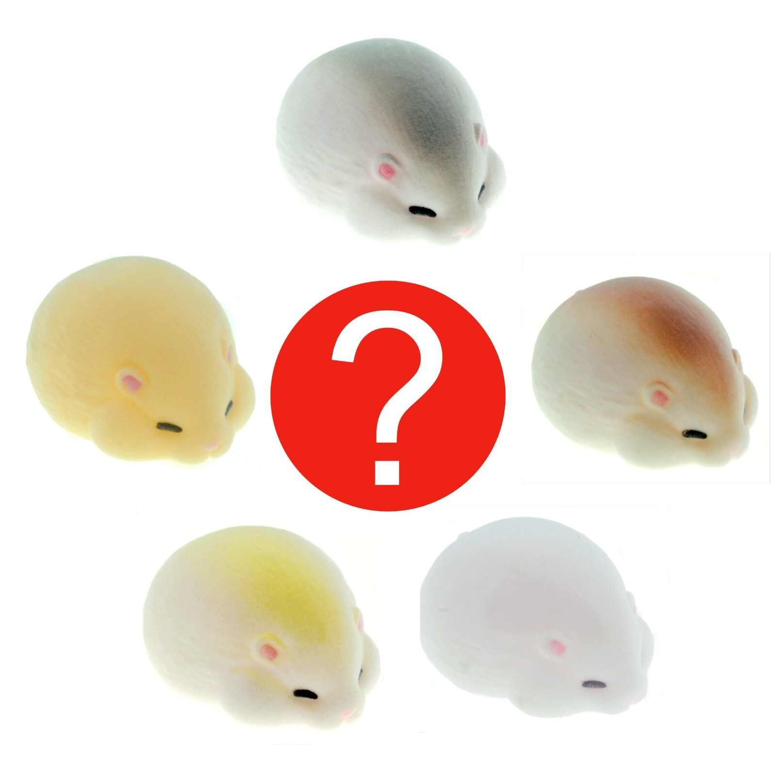 Blind Box Japanese Sofubi Vinyl Stacking Hamster Figure 1 Random Toy