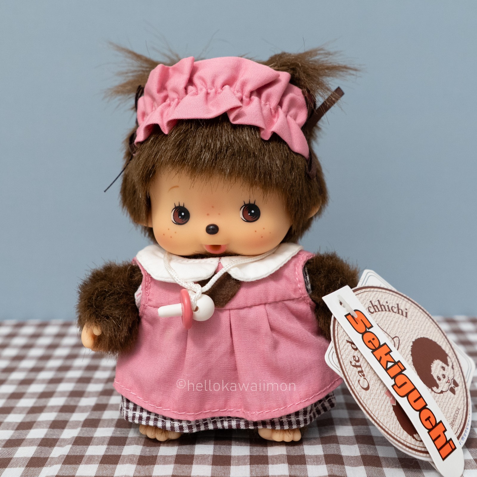 Cafe Costume Bebichhichi Girl Baby Monchhichi Plush Doll Sekiguchi