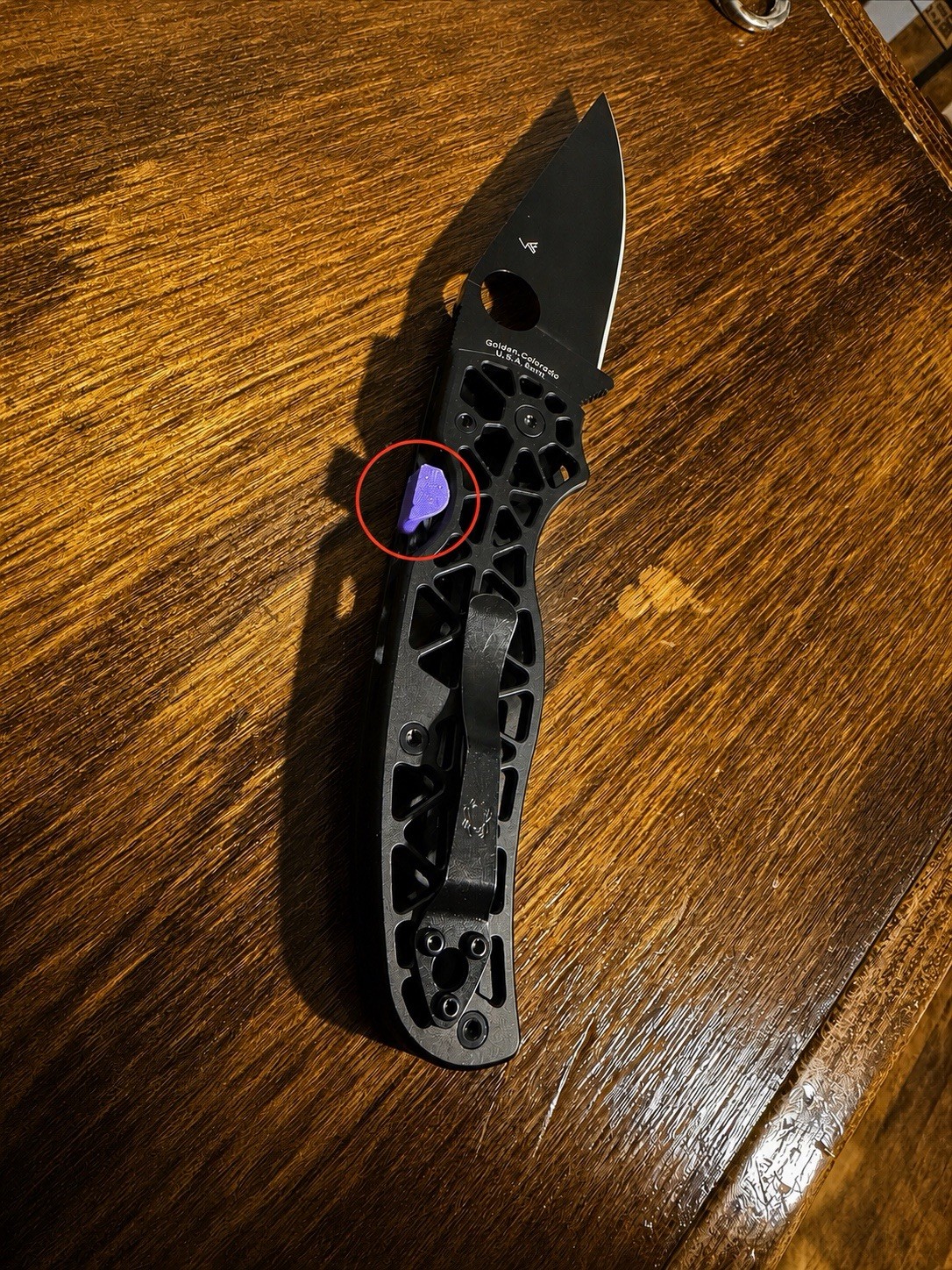Spyderco Edgerati Compression Lock Buttons | 3pack | Mod Install