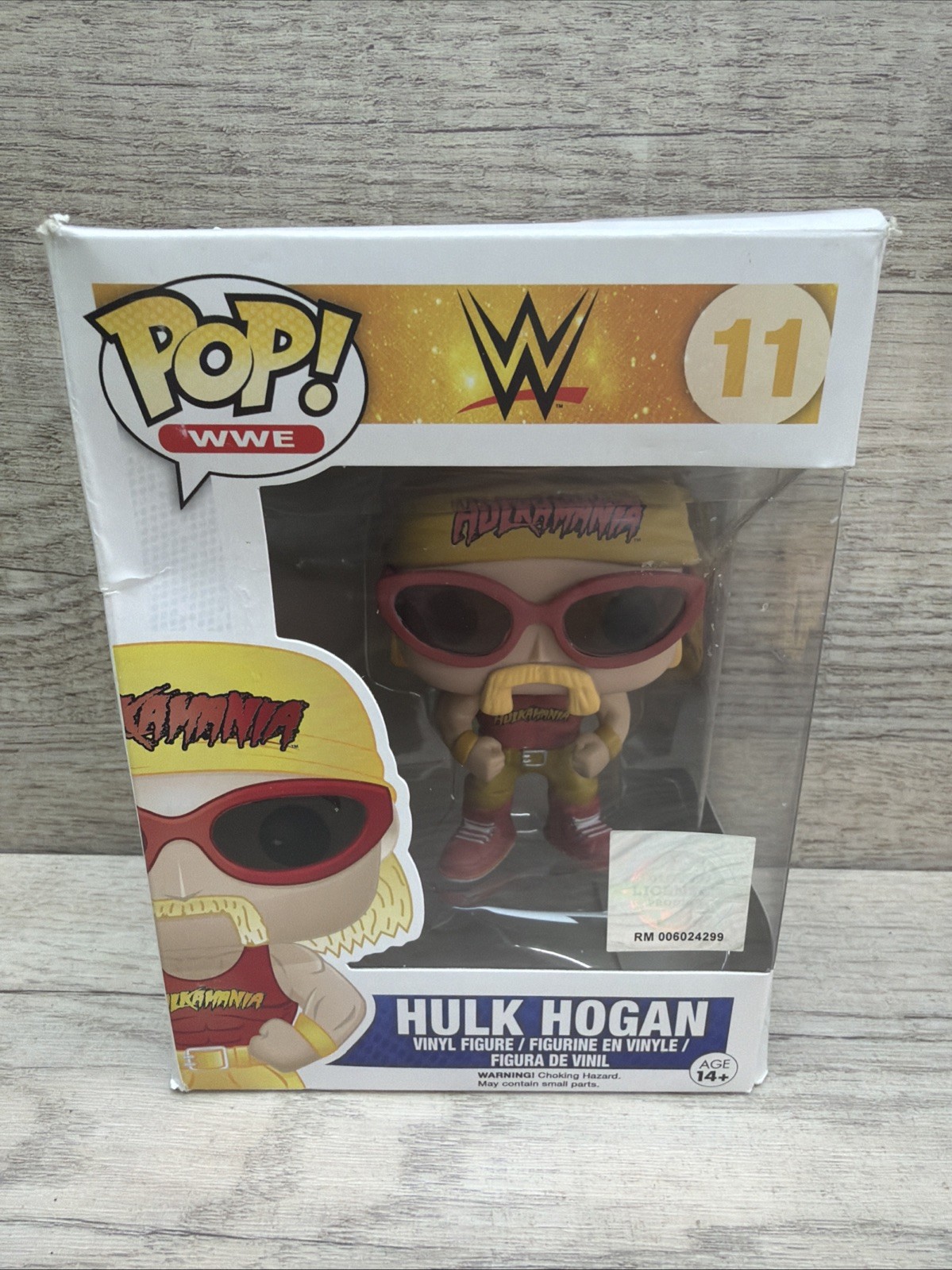Funko Pop! WWE Hulk Hogan Wrestling Pop! Vinyl Figure #11 Multicolor Standard