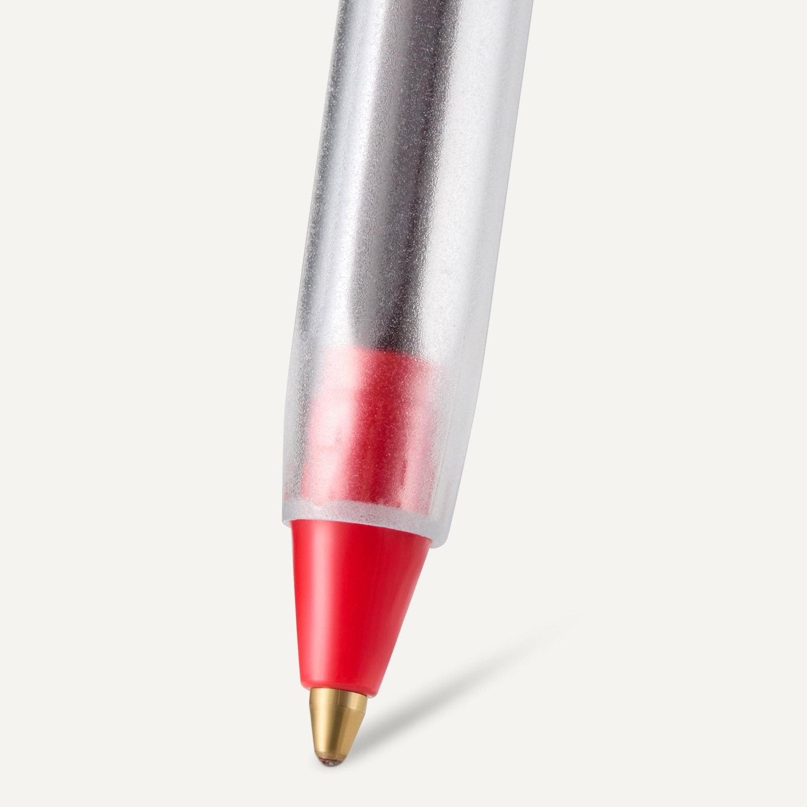 Amazon Basics Ballpoint Pens, Medium Point 1.0mm, 1 Count (Pack of 144), Red