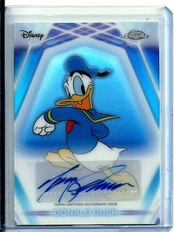 💰 DONALD DUCK 2026 TOPPS DISNEY NEON CHROME ETCH AUTO REFRACTOR # CHA-TAN