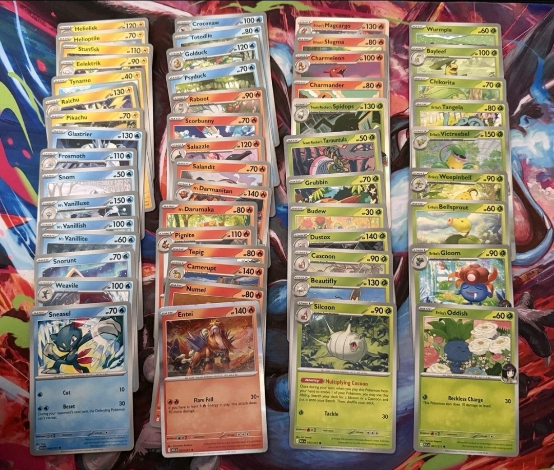 Ascended Heros Complete Base Set Common/Uncommon/Rare Holo – 178 Cards Pokemon