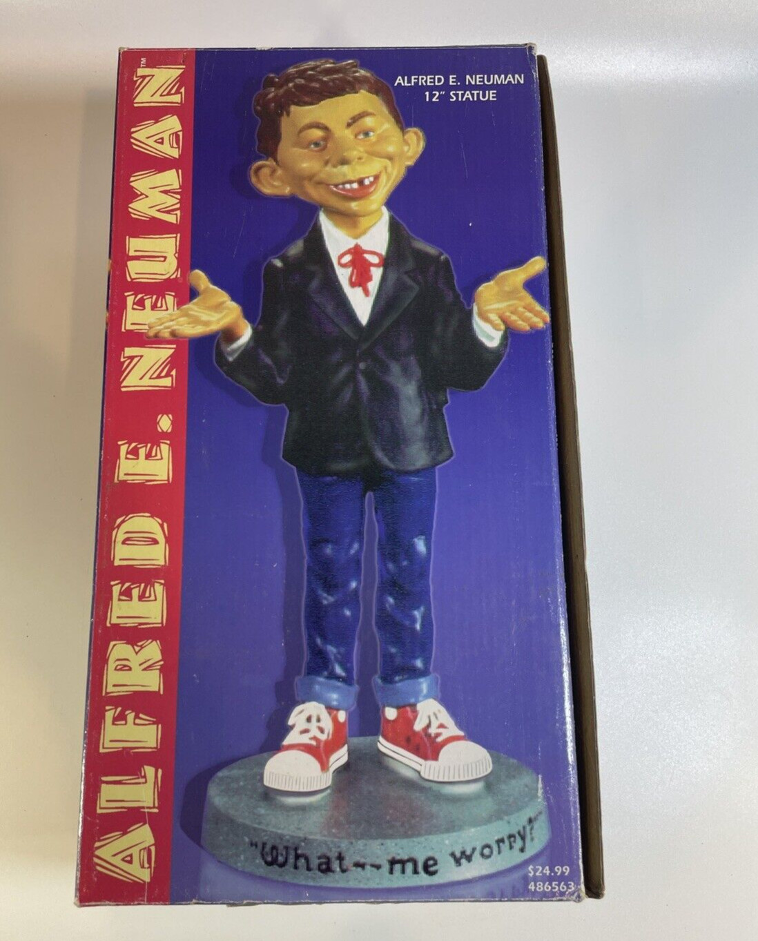 MAD MAGAZINE – ALFRED E NEUMAN 12″ STATUE FIGURE – WHAT ME WORRY? EC Publication