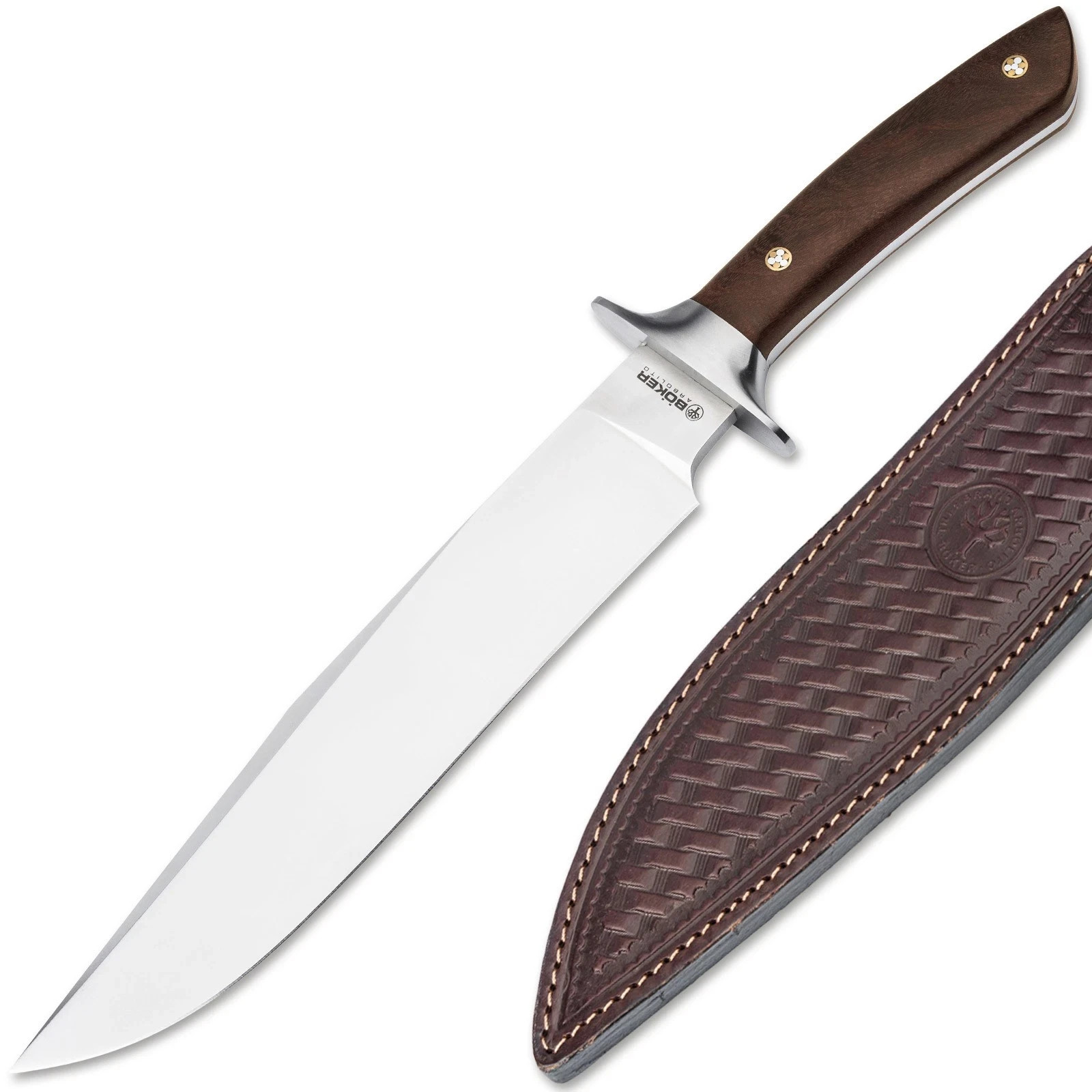 BOKER ARGENTINA Toro GX Fixed Blade Hunting Knife 9.25″ ACX 390 Wood 02BA595GX