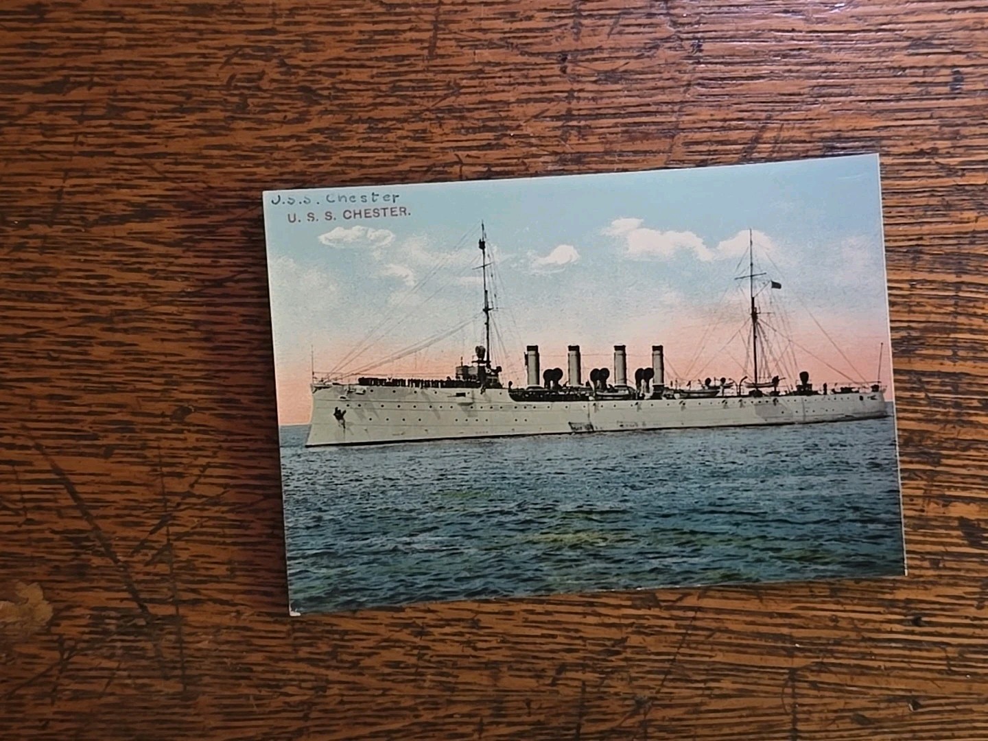 Uss Chester Postcard