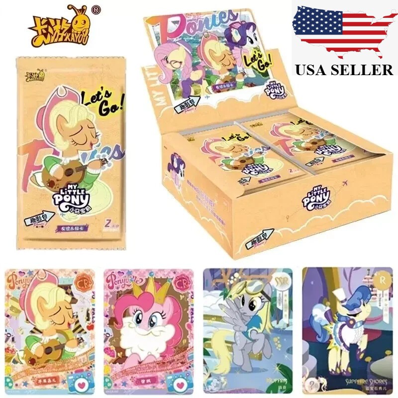 Kayou My Little Pony Anime Booster Box CCG Trading Cards Sealed 1 Box 30 Pack US