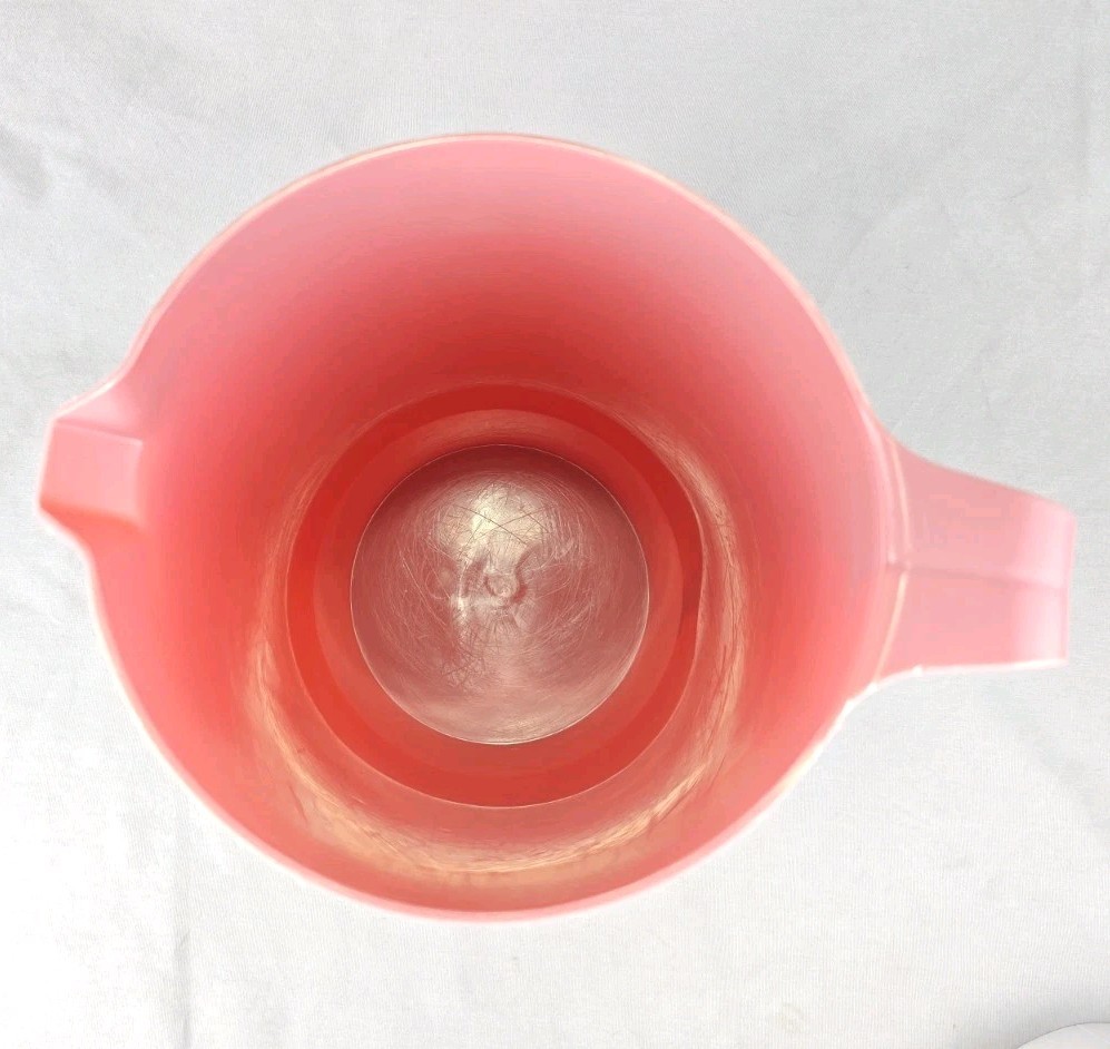 Vintage Rubbermaid Pitcher 1 Gallon #2718 Dusty Rose Pink w/ Lid
