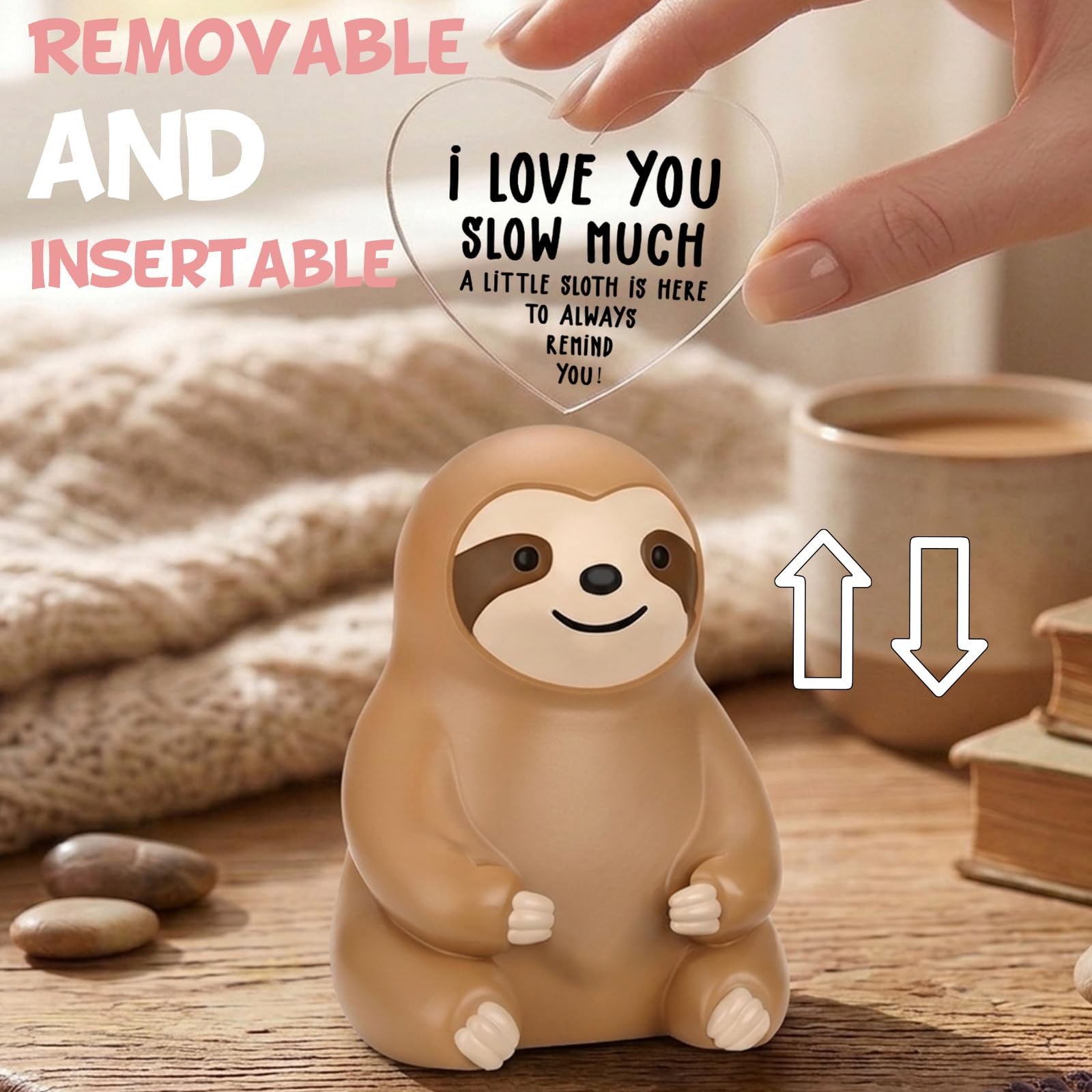 Anniversary Sloth Decor Gifts Cute Couple Husband Wife Birthday Present ASH11