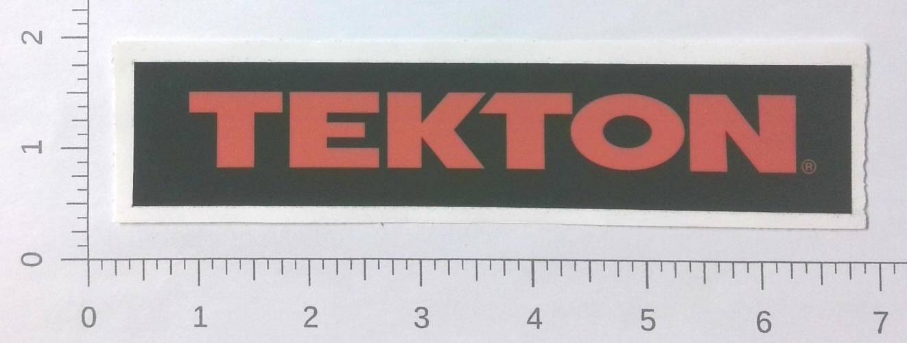 Tekton Tools Hand Tools Brand Logo Advertising Sticker Decal