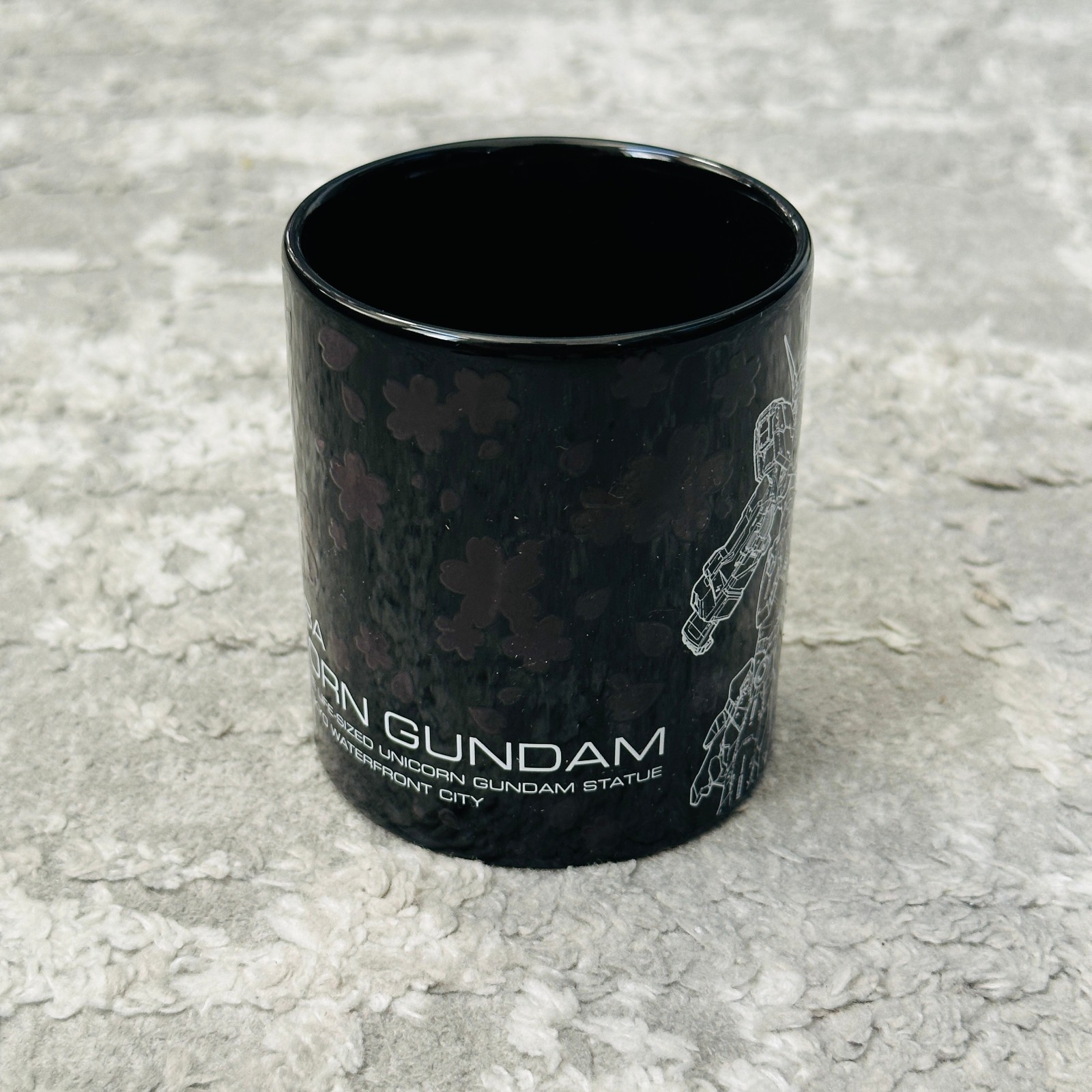 GUNDAM Cafe Limited Unicorn Gundam Ver. TWC Thermo Color Changing Mug Sakura New