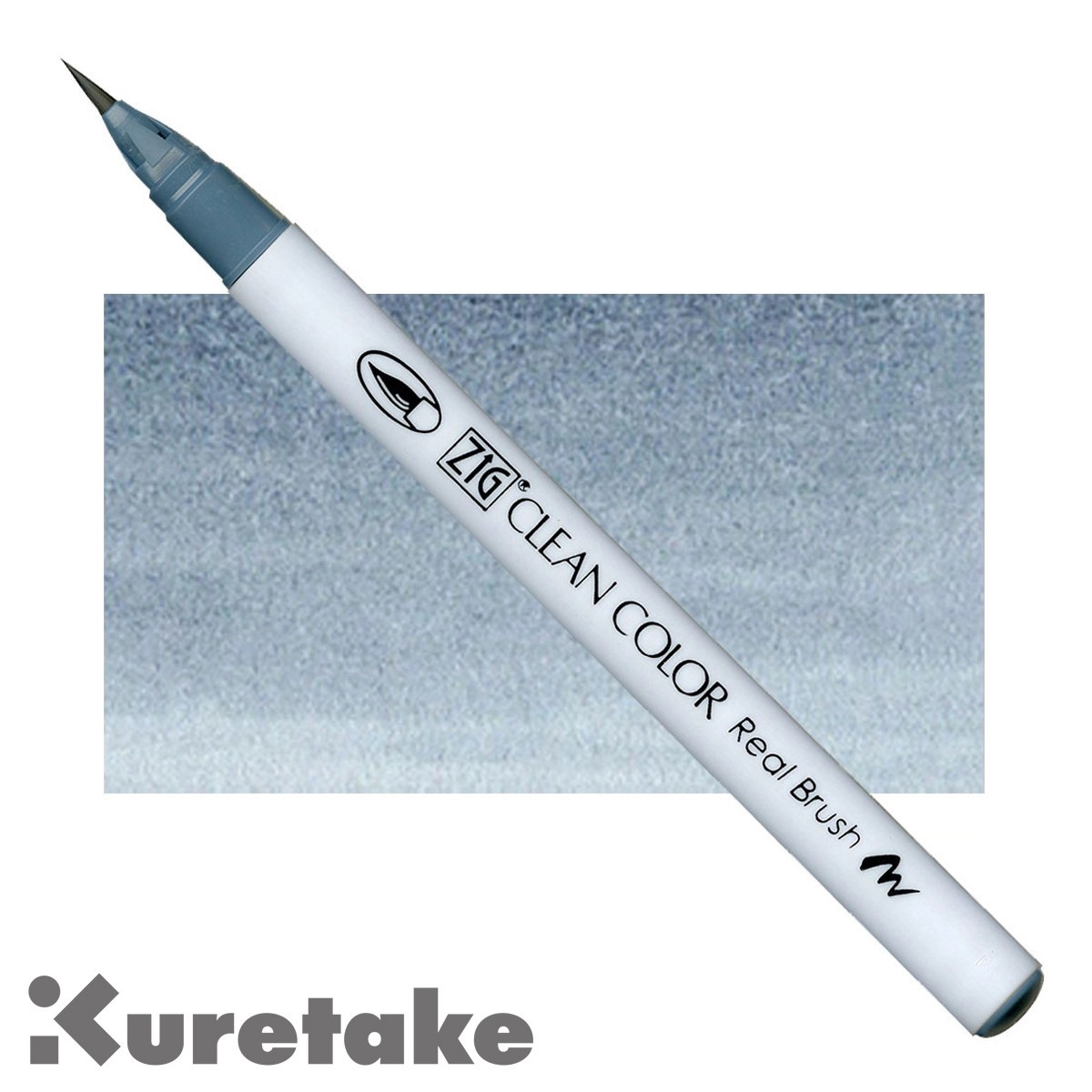 KURETAKE ZIG Real Brush Calligraphy Pens Cool Gray Colors 6pcs Set Made in Japan