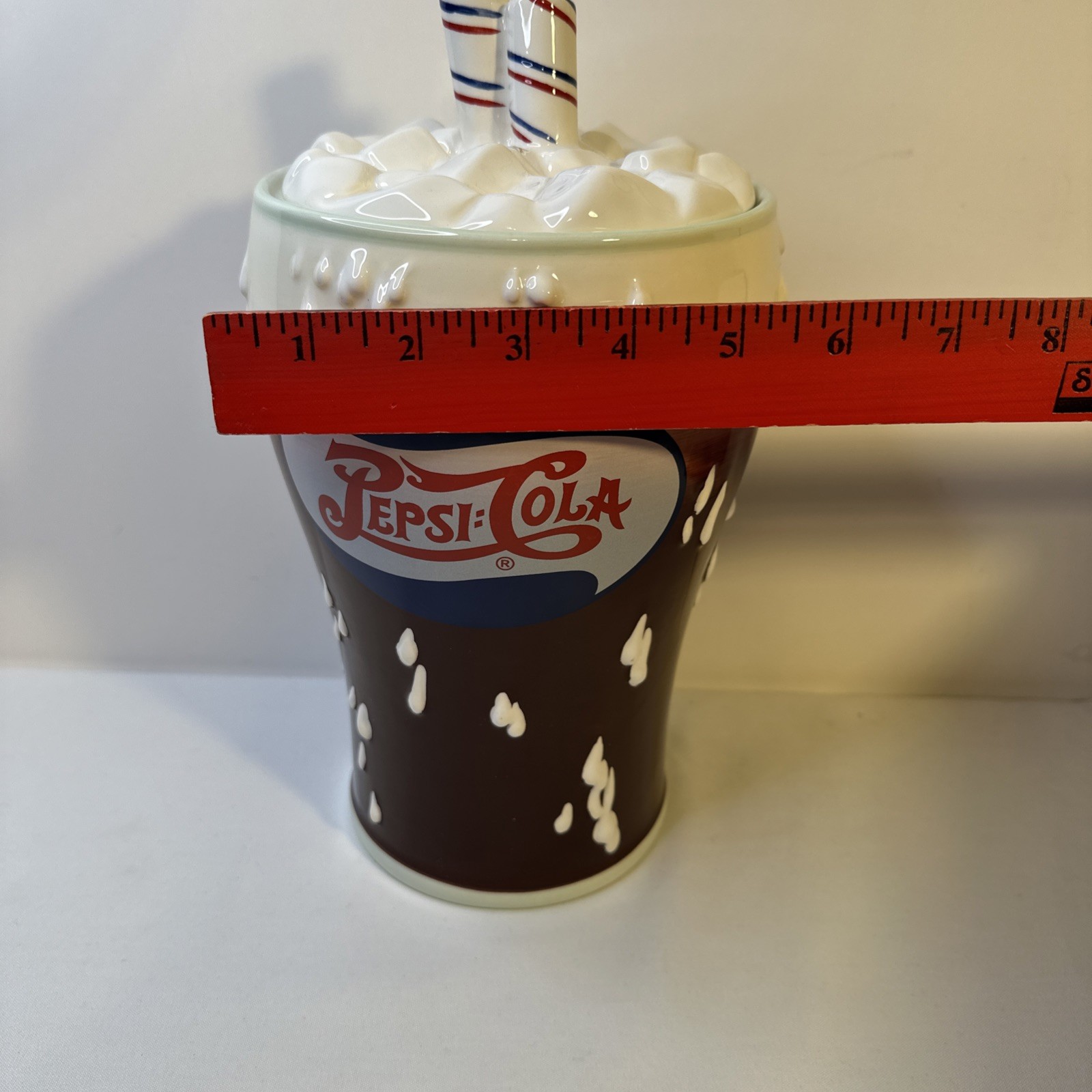 Pepsi Cola Classic Cookie Jar Ceramic 2005 PepsiCo, Inc. Style #55000 New(other)