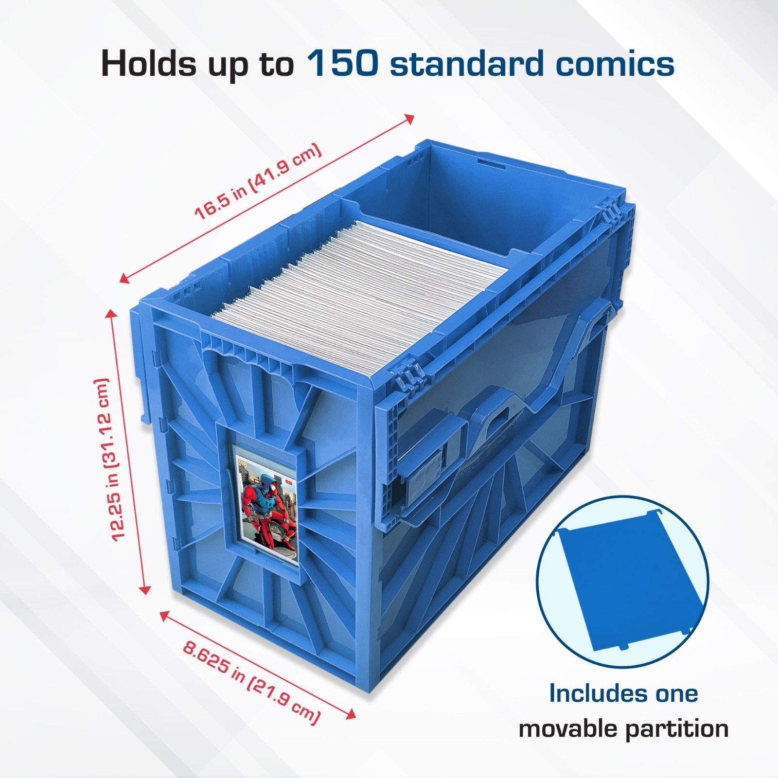 BCW Short Comic Book BIN: 5-ct. Case – Multiple Color Options