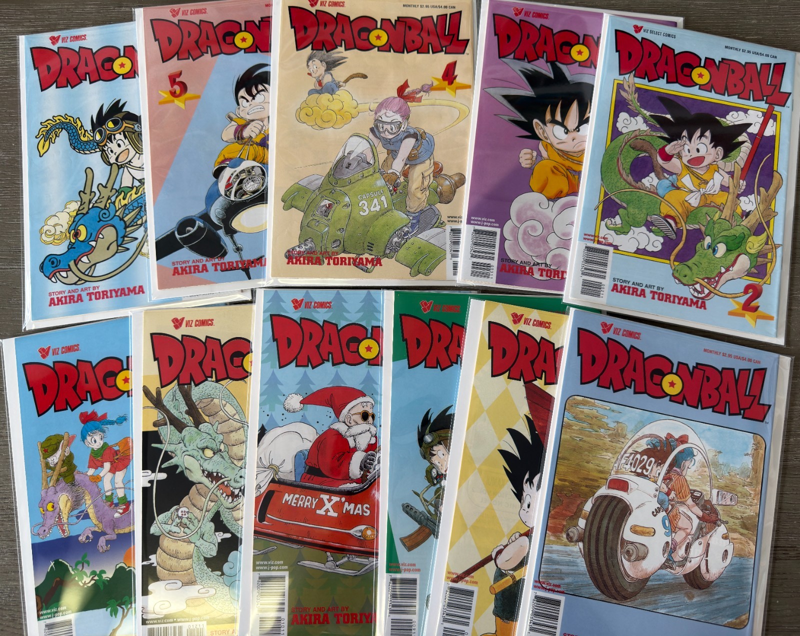 Dragonball Part 1 #2 3 4 5 6 7 8 9 10 11 12 Viz Comics 1998 Full Run Lot -1