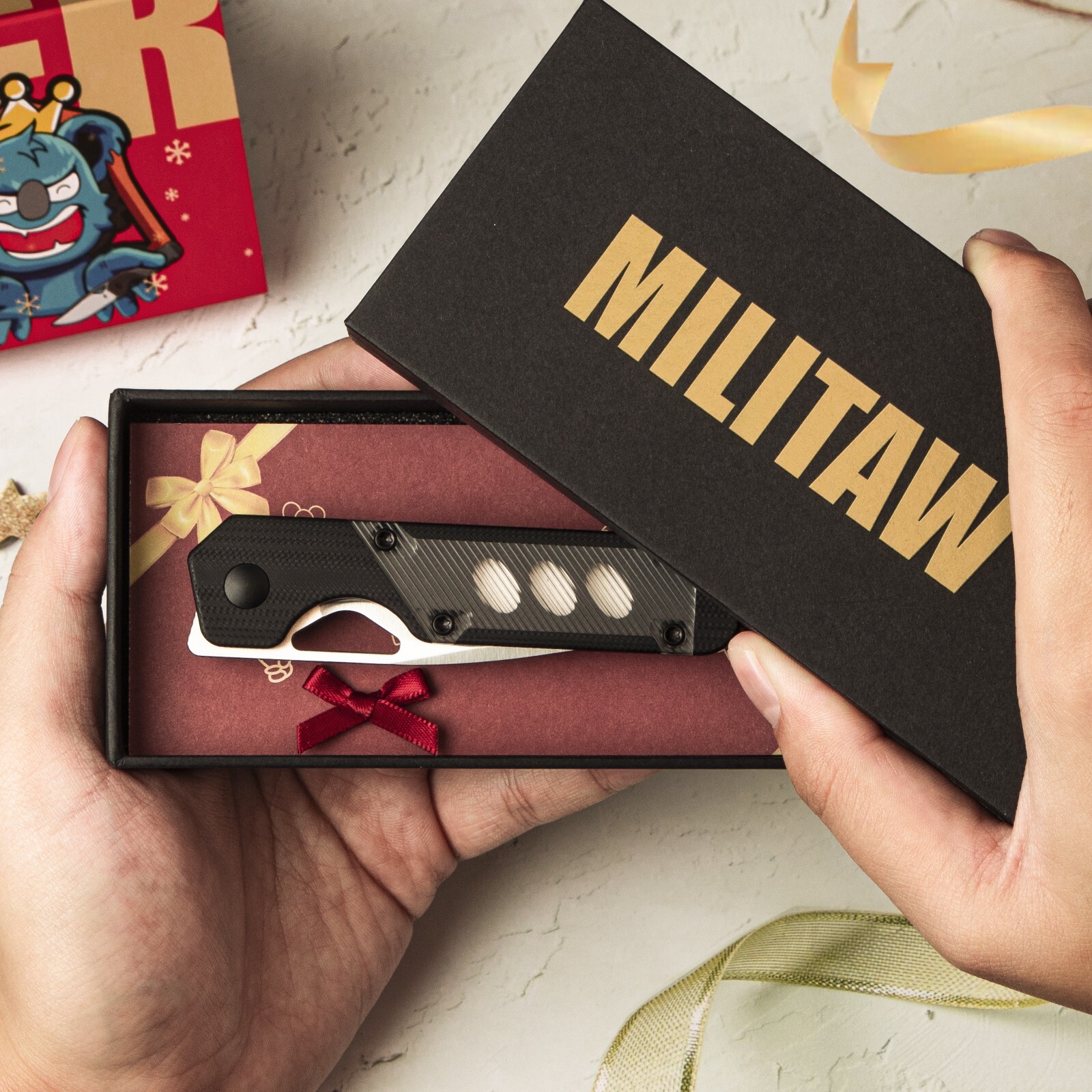 Kizer Mini Militaw Pocket Knife,2.82″ Nitro V Steel Blade Folding Knife V3634SA3