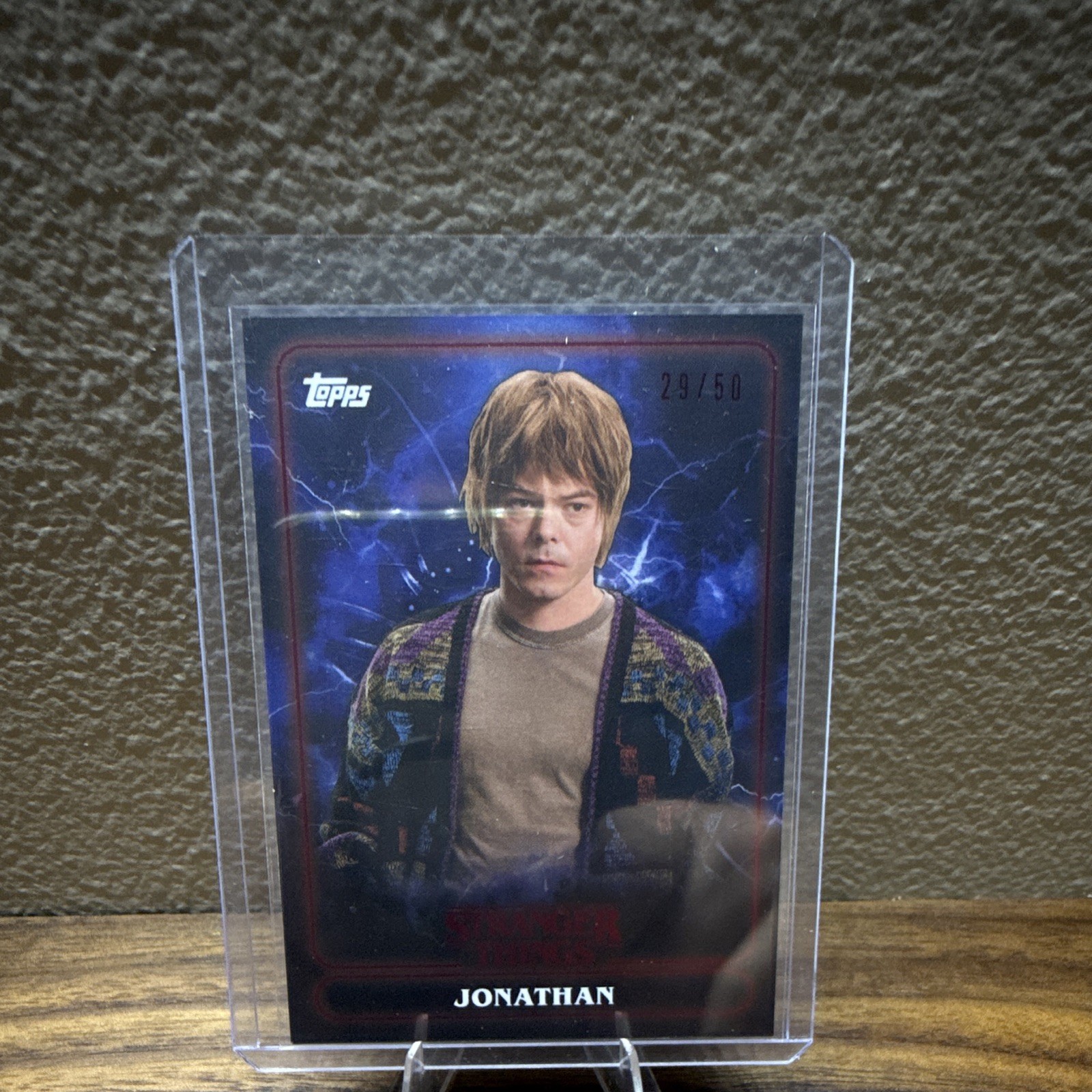 2025 Topps Stranger Things Jonathan Card #11 Charlie Heaton Serial 29/50 🔥 💎