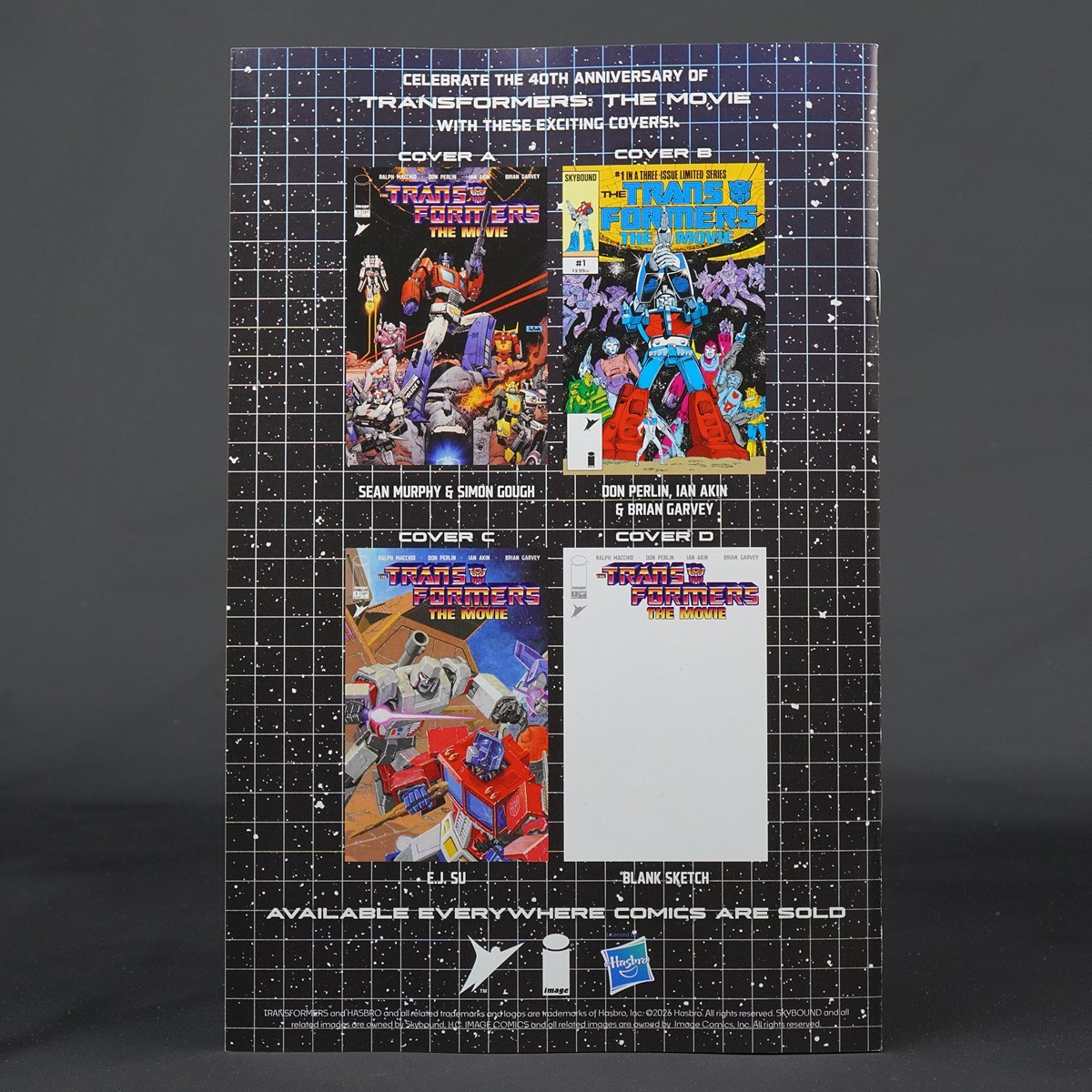 TRANSFORMERS THE MOVIE 40th Anniversary #1 Cvr A Image Comics 2026 1A (CA)Murphy