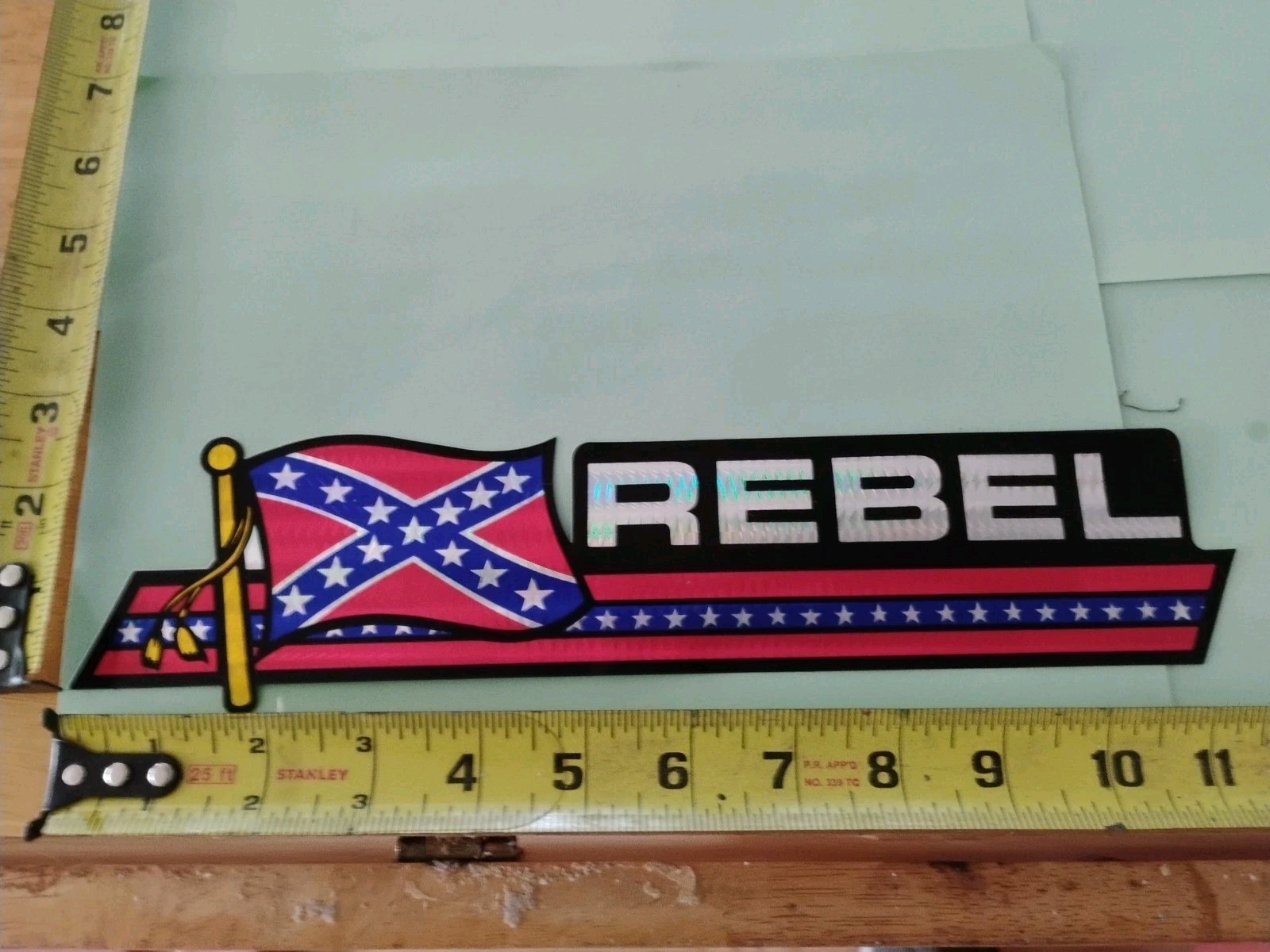 Rebel Red White And Blue Prismatic Decal