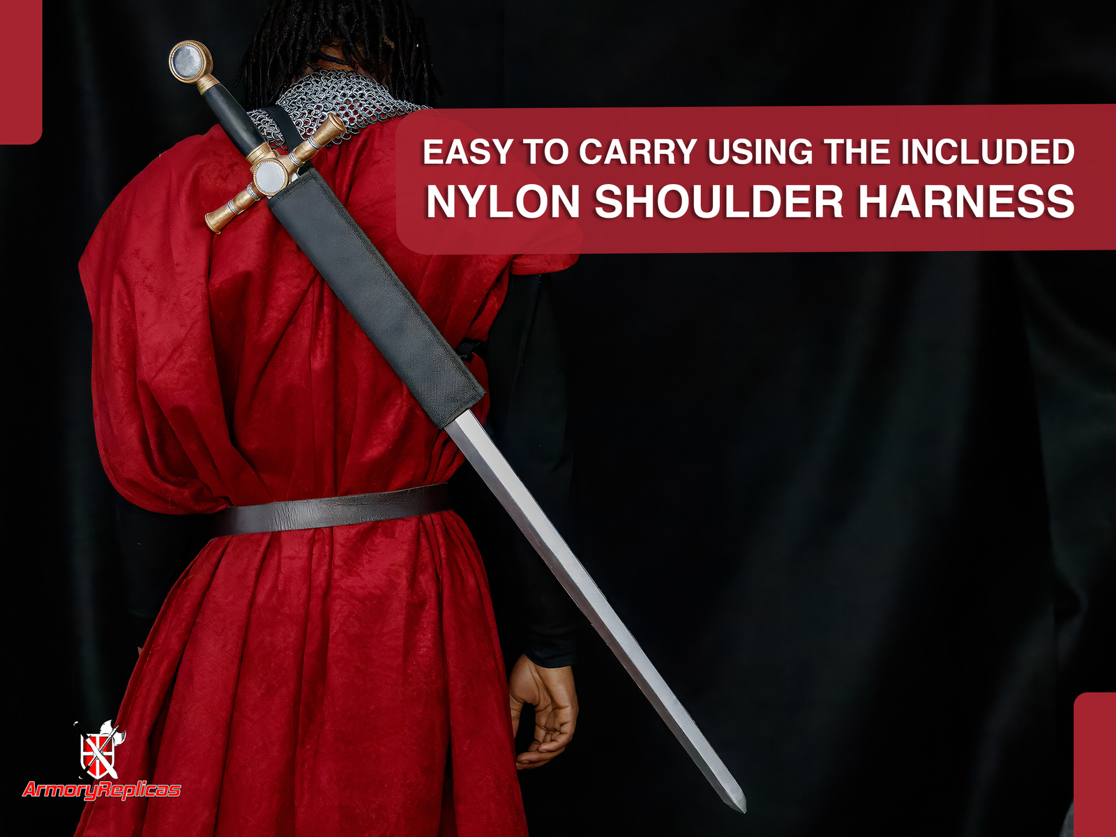 Tiler Foam Sword High-Density Polyurethane Foam Blade, Cosplay &LARP Prop 41.75″