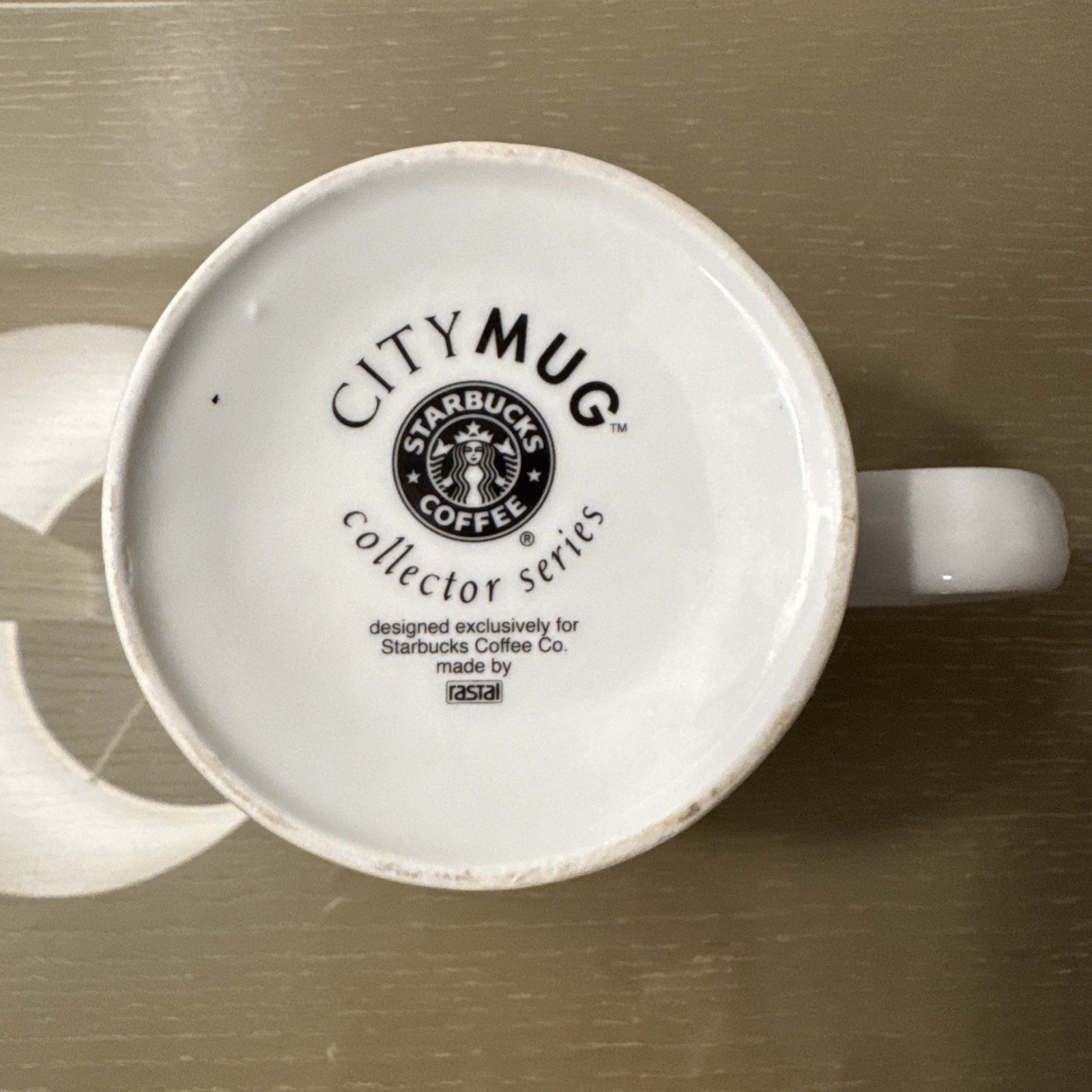 Starbucks Barcelona Spain City Mug Collector Series 18 Ounce Ceramic