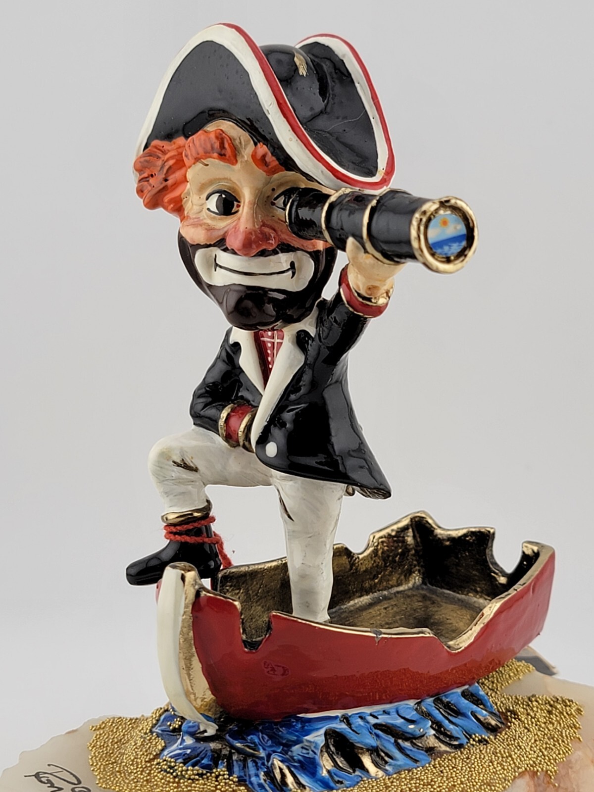 Ron Lee Red Skelton Collection “FREDDIE THE FREELOADER” Scupture Figure Art NOS