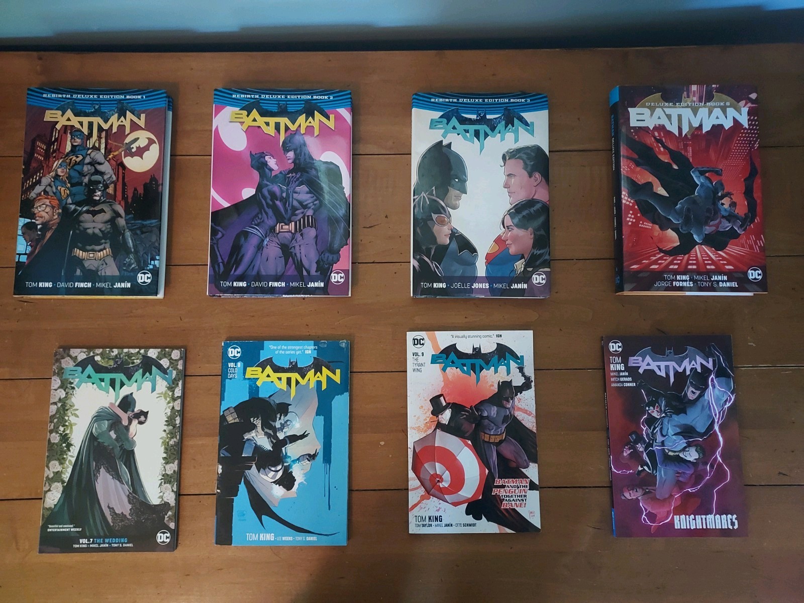 Batman Rebirth by Tom King Deluxe HC 1, 2, 3 & 6 TPB Vol 7, 8, 9 & 10 Full Run
