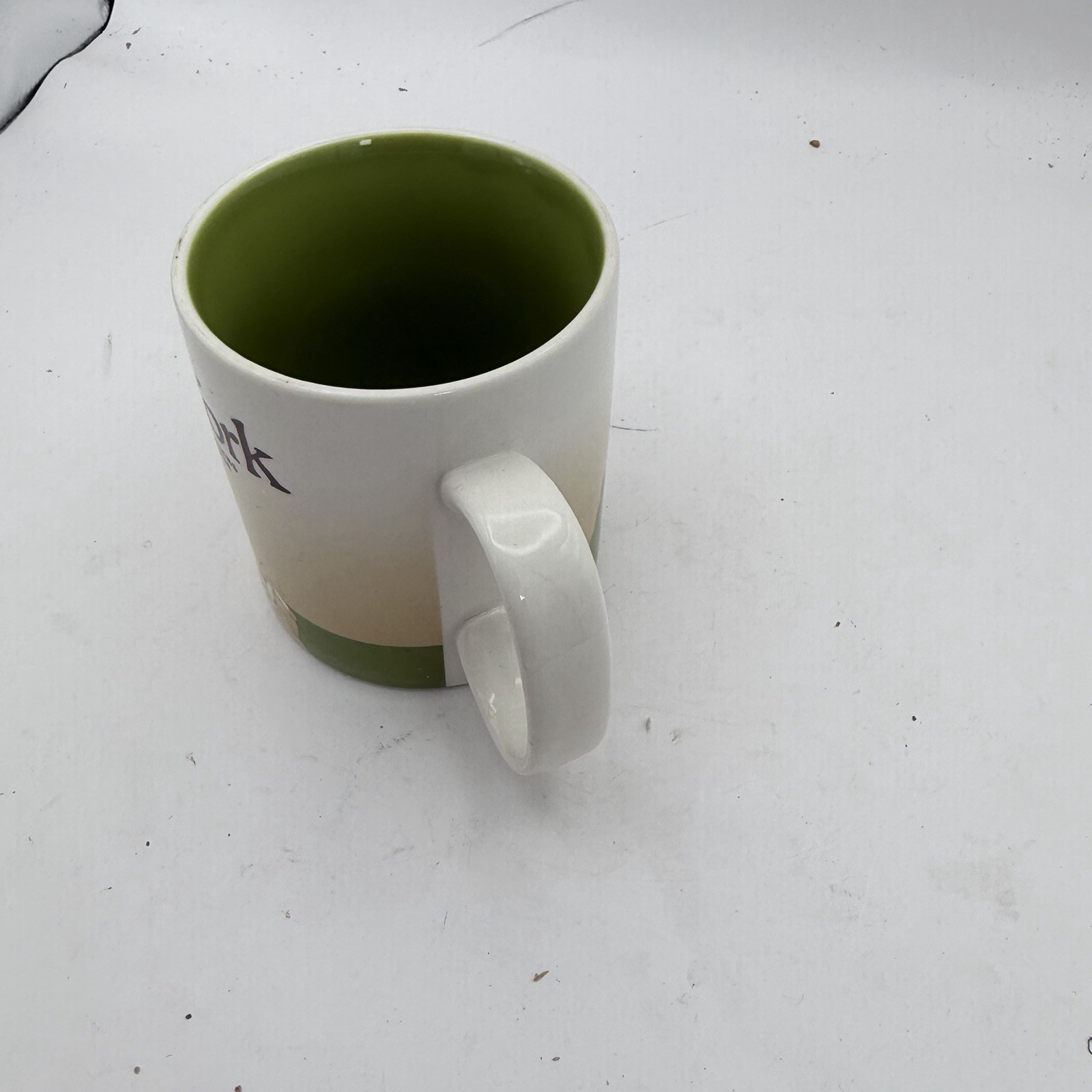 2011 Starbucks New York Global Icon City Collector Series Mug 16oz Green