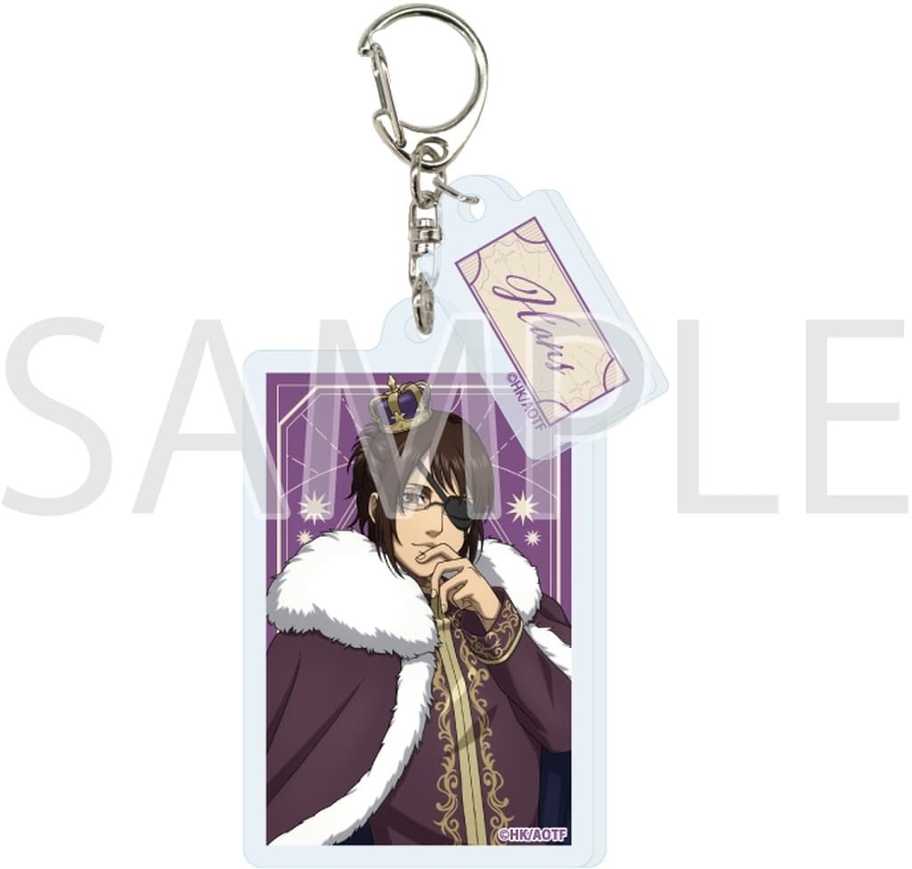 Hange Zoë Tarot Ver. Acrylic Keychain Attack on Titan Vintage Used A3