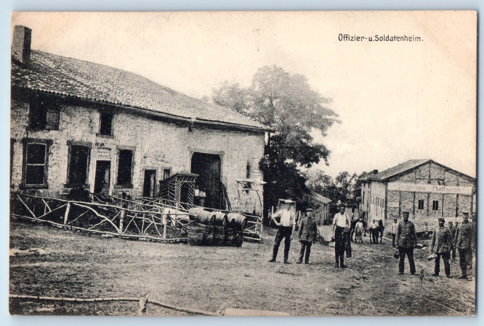Montifaucon Gard Occitanie France Postcard Officers’ and Soldiers’ Home c1910