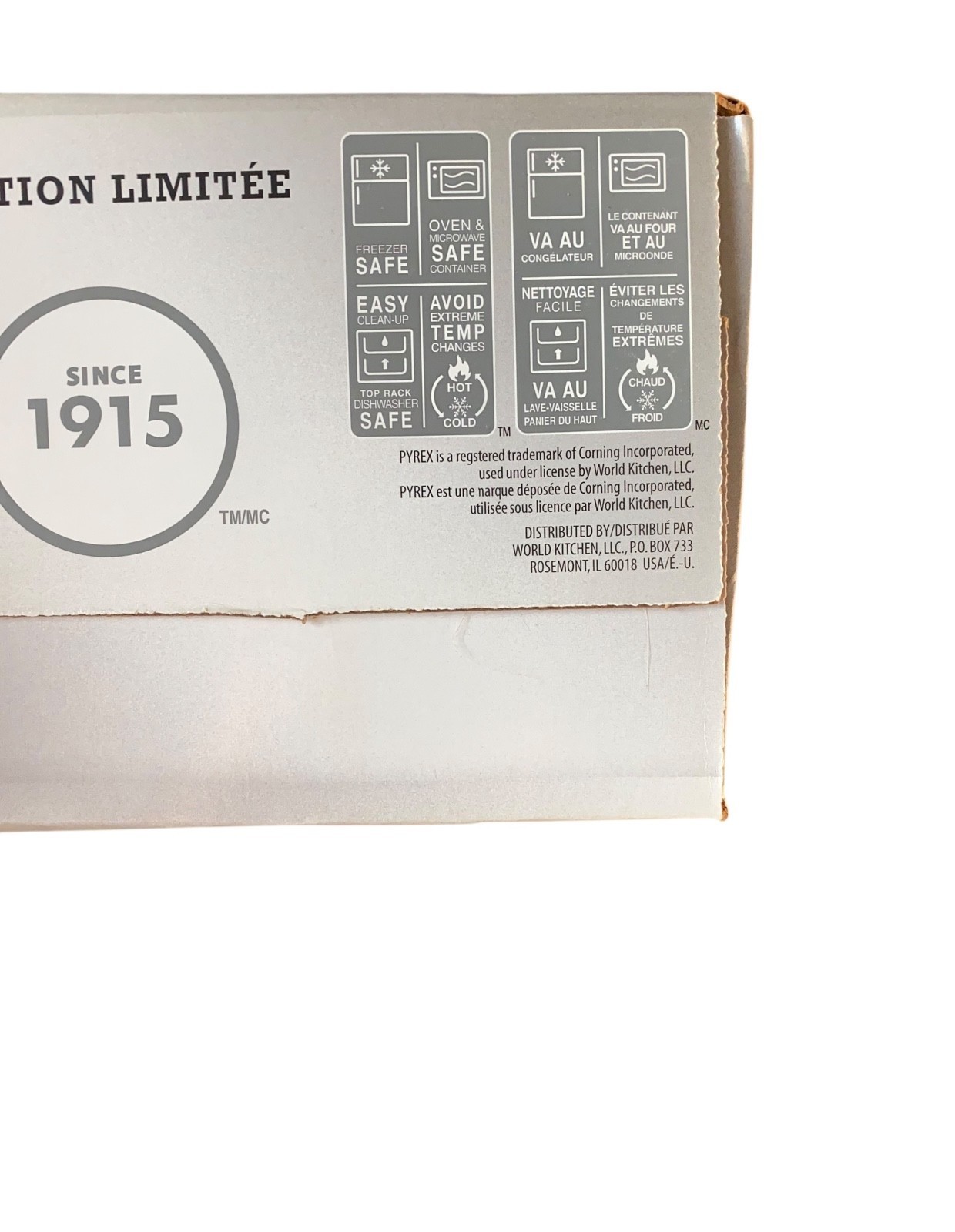 Sealed Pyrex 100 Years 3 Measuring Cups Set NIB 1, 2, 4 CUP New Box Set